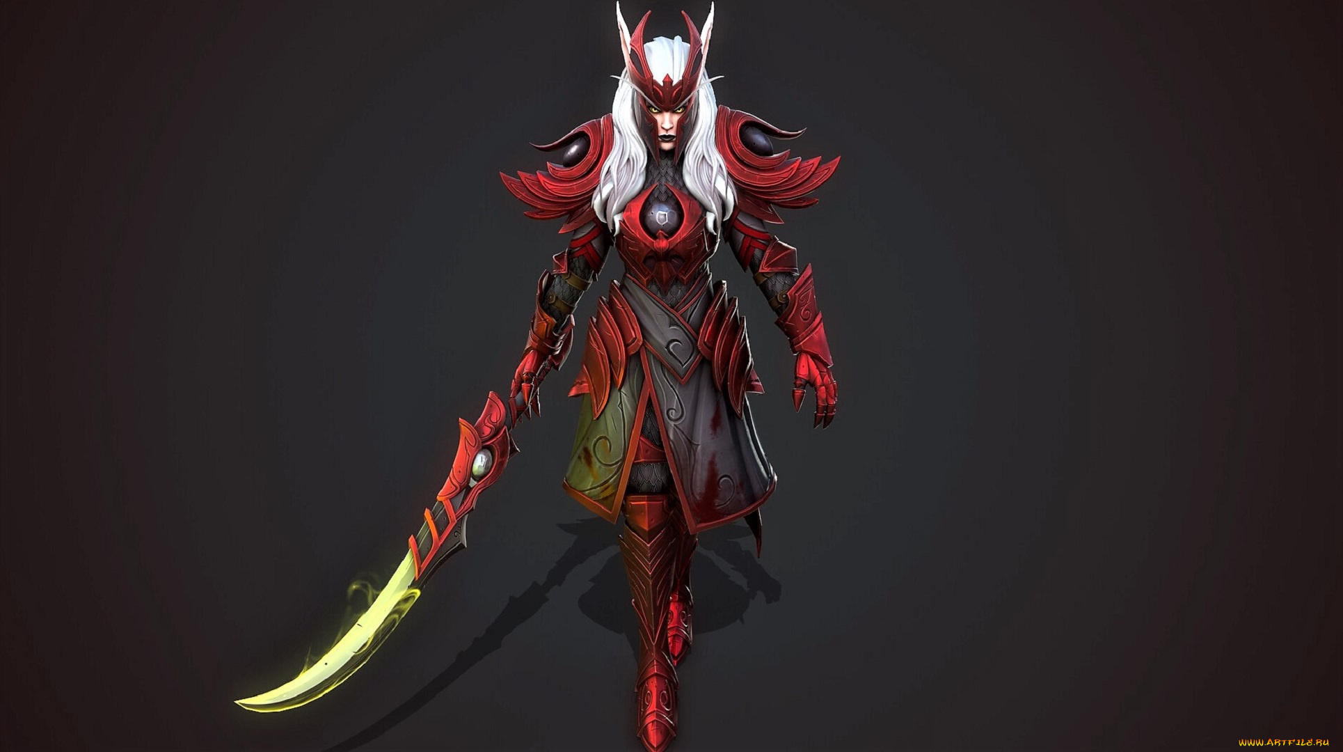 видео, игры, world, of, warcraft, персонаж, оружие