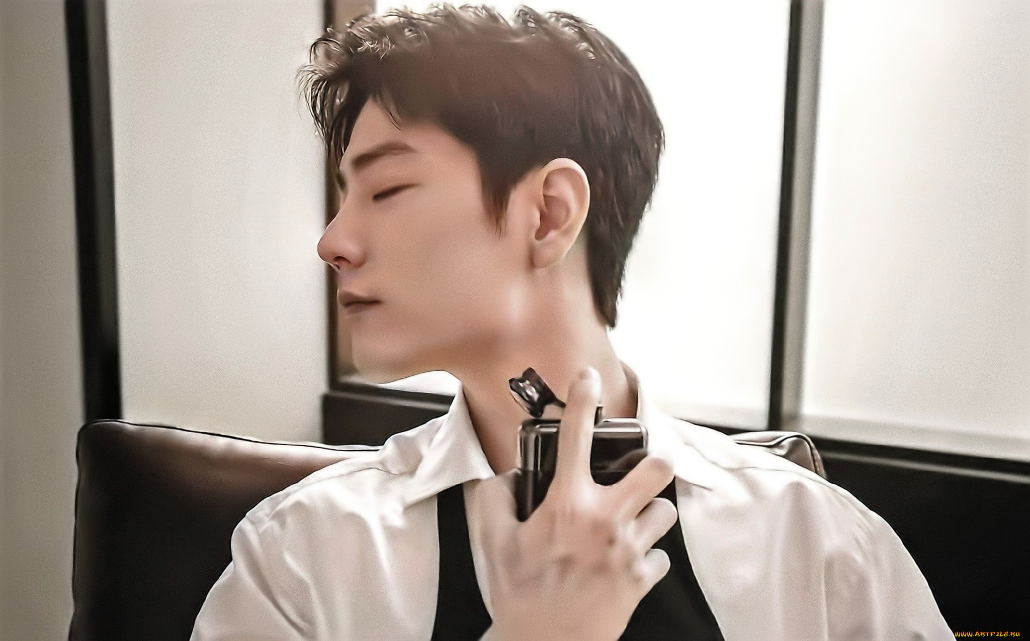 мужчины, xiao, zhan, актер, рубашка, духи