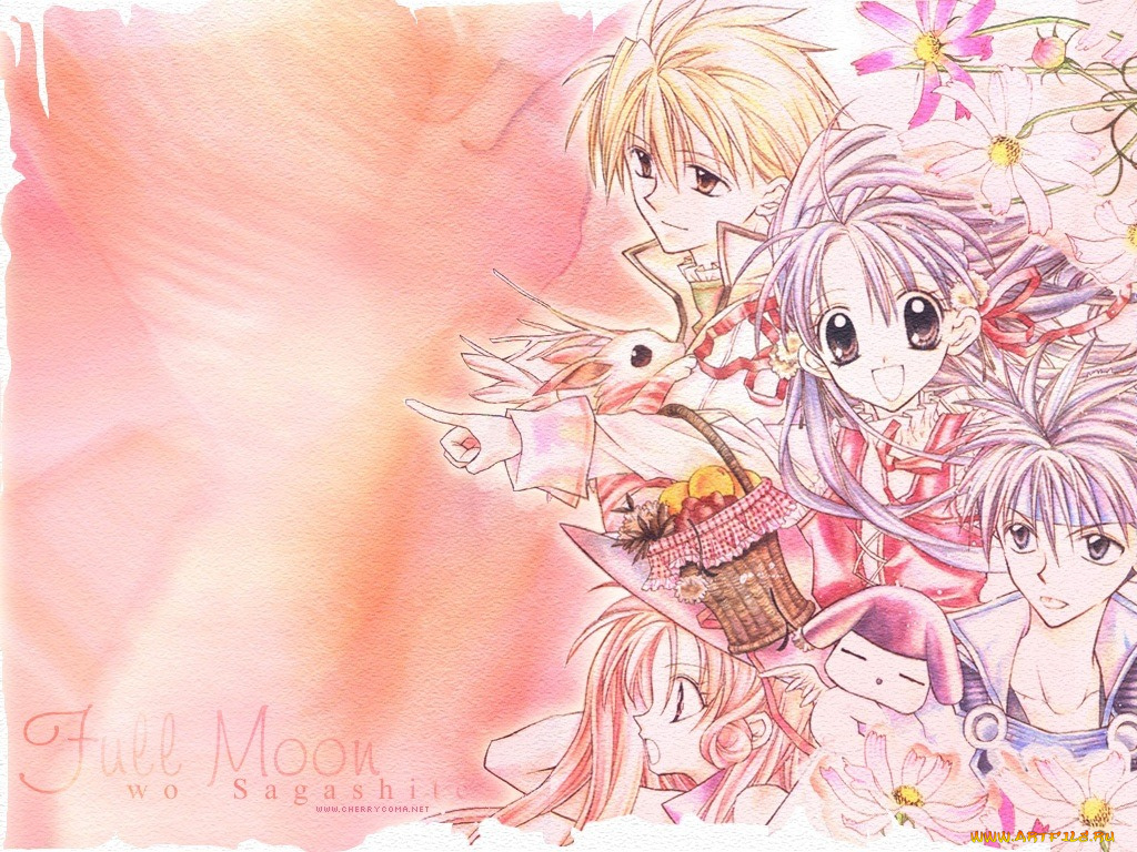 full, moon, аниме, wo, sagashite