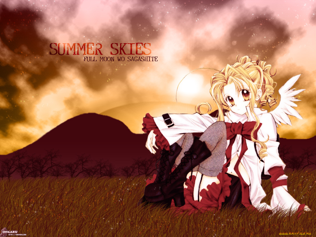 аниме, full, moon, wo, sagashite