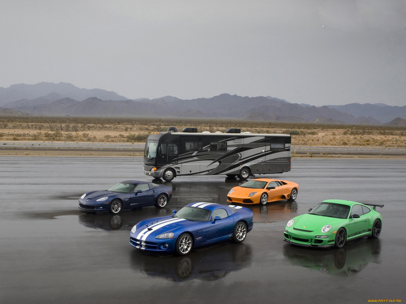 автомобили, разные, вместе