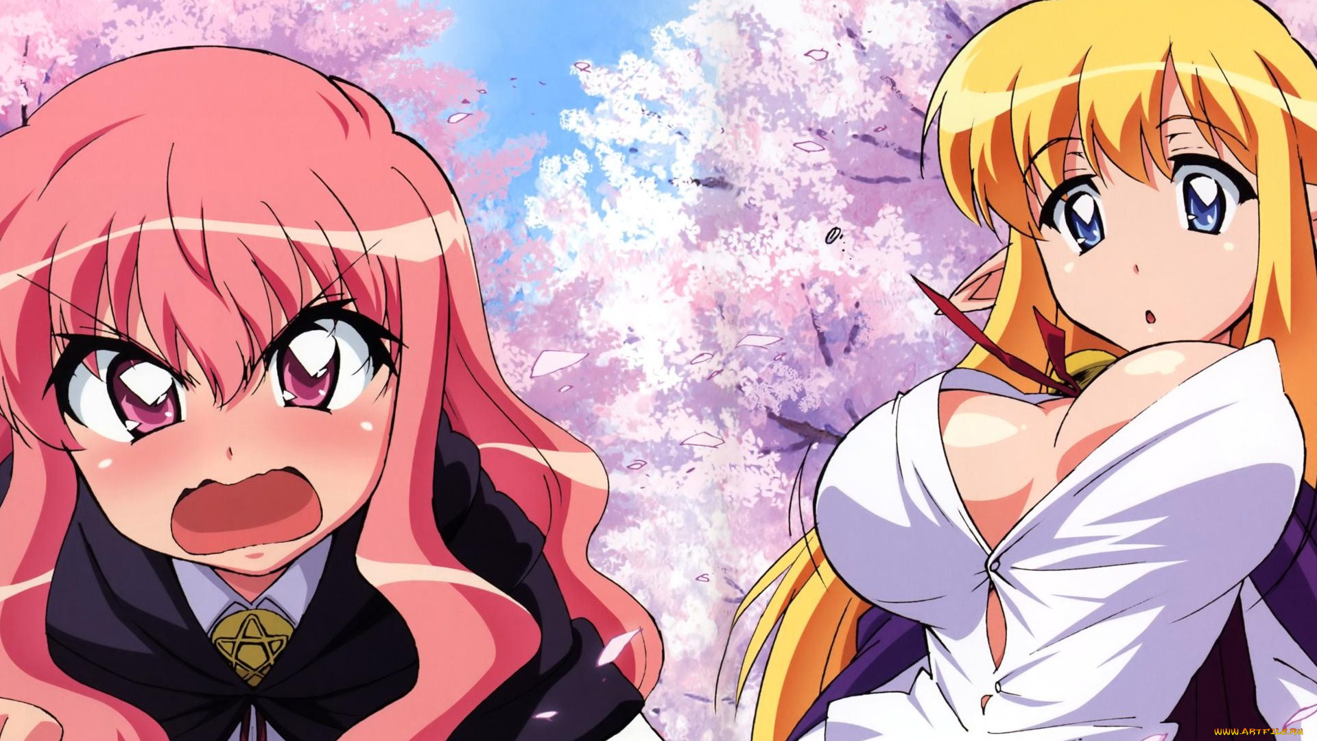 аниме, zero, no, tsukaima