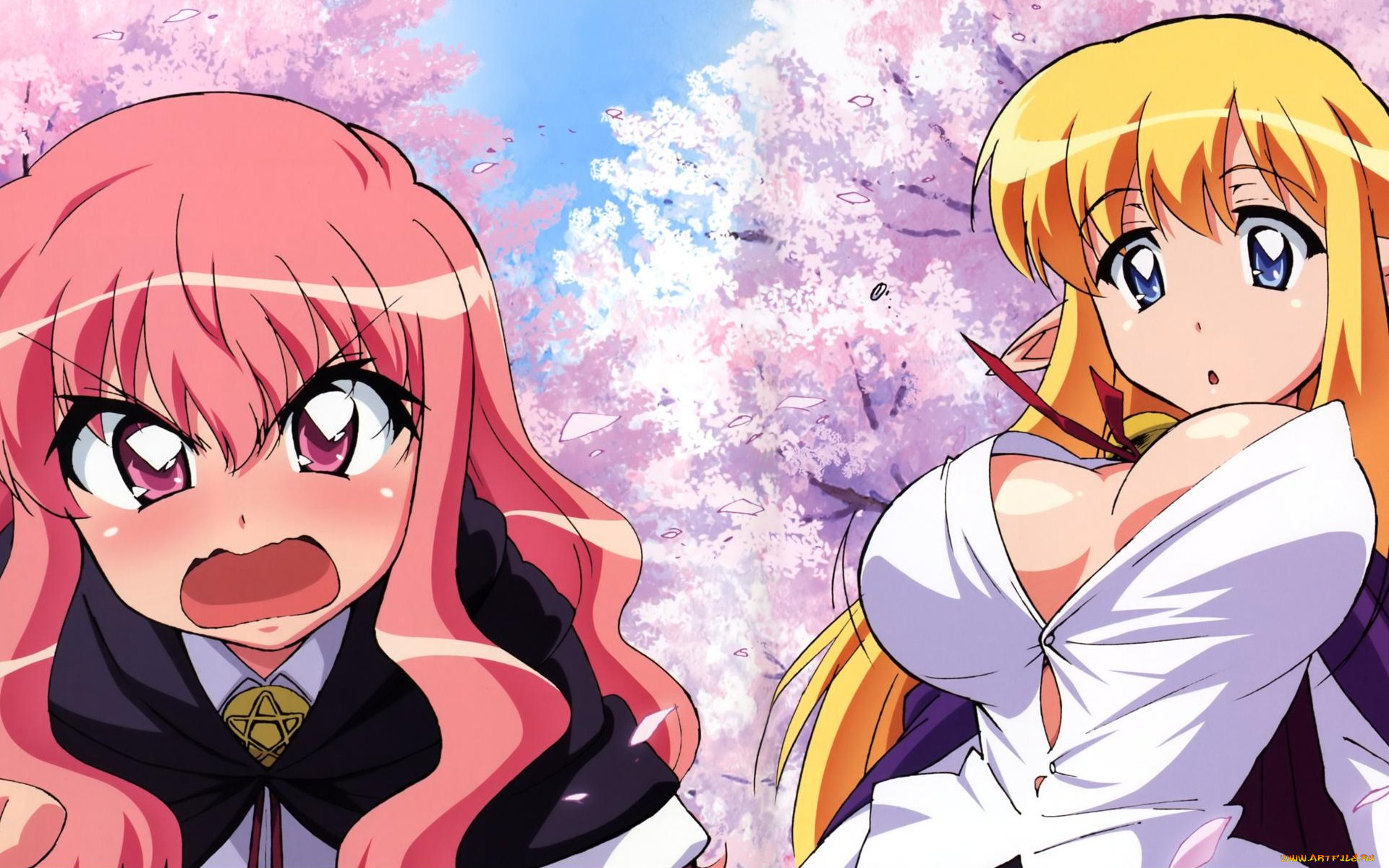 аниме, zero, no, tsukaima