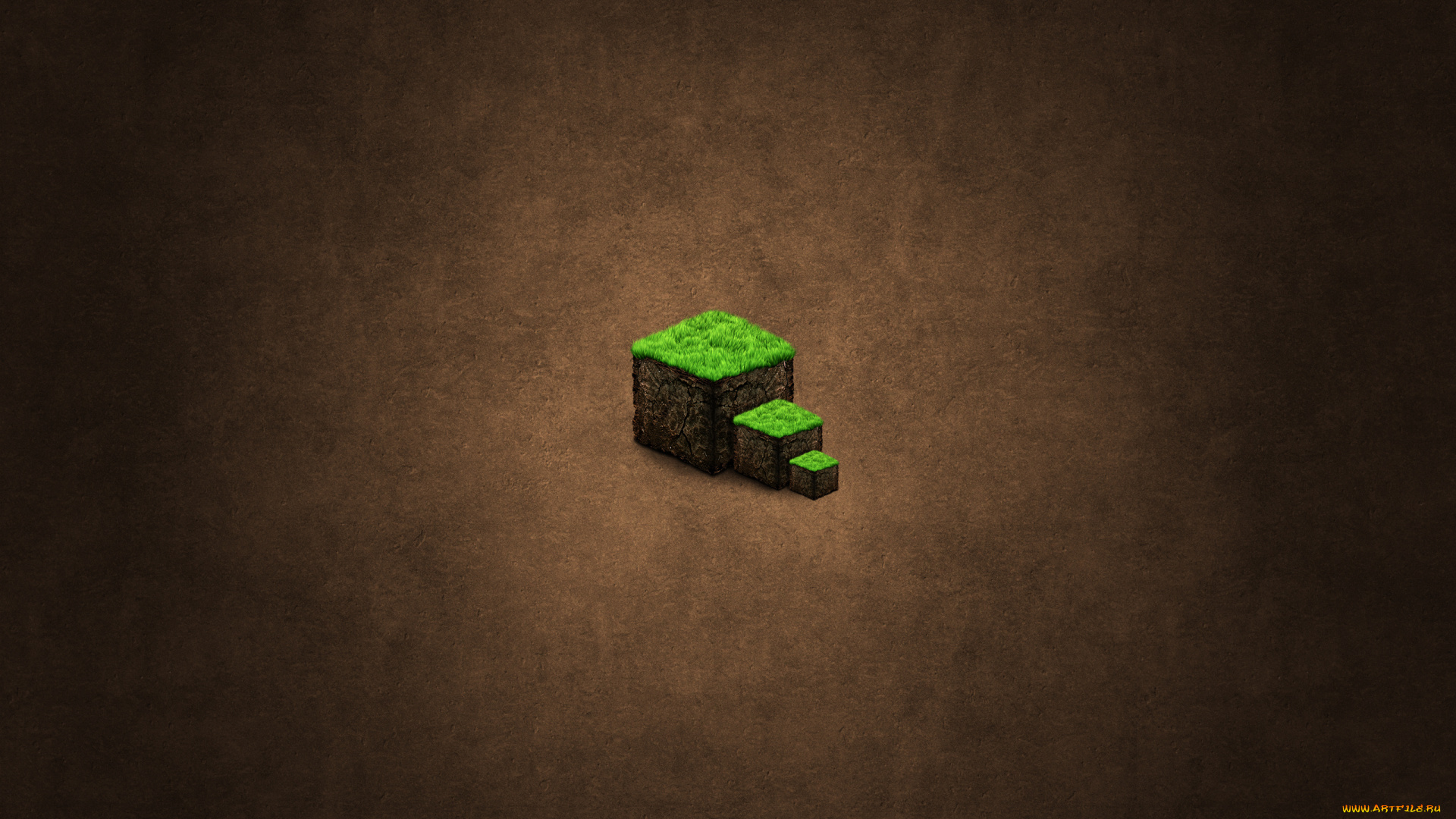 3д, графика, textures, текстуры, кубики, трава