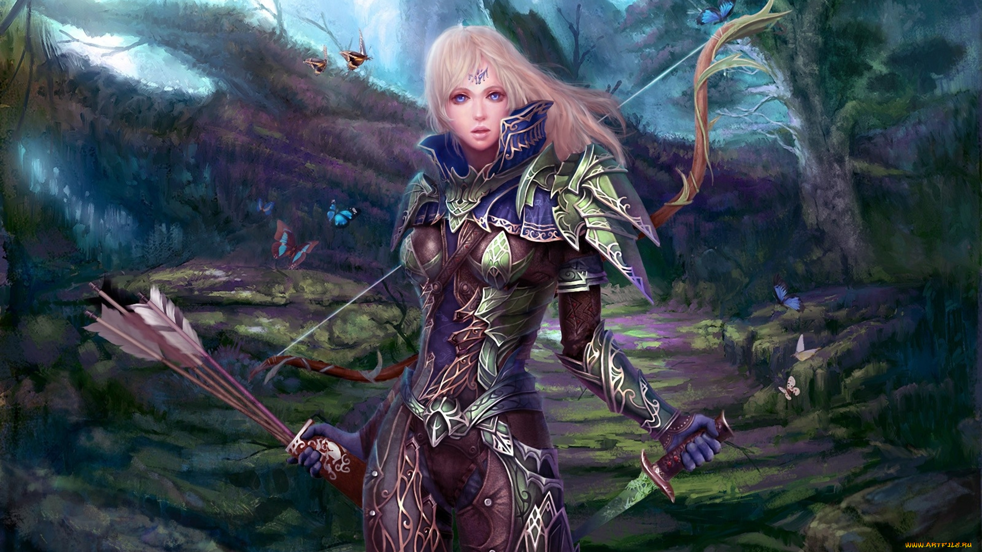 фэнтези, девушки, воительница