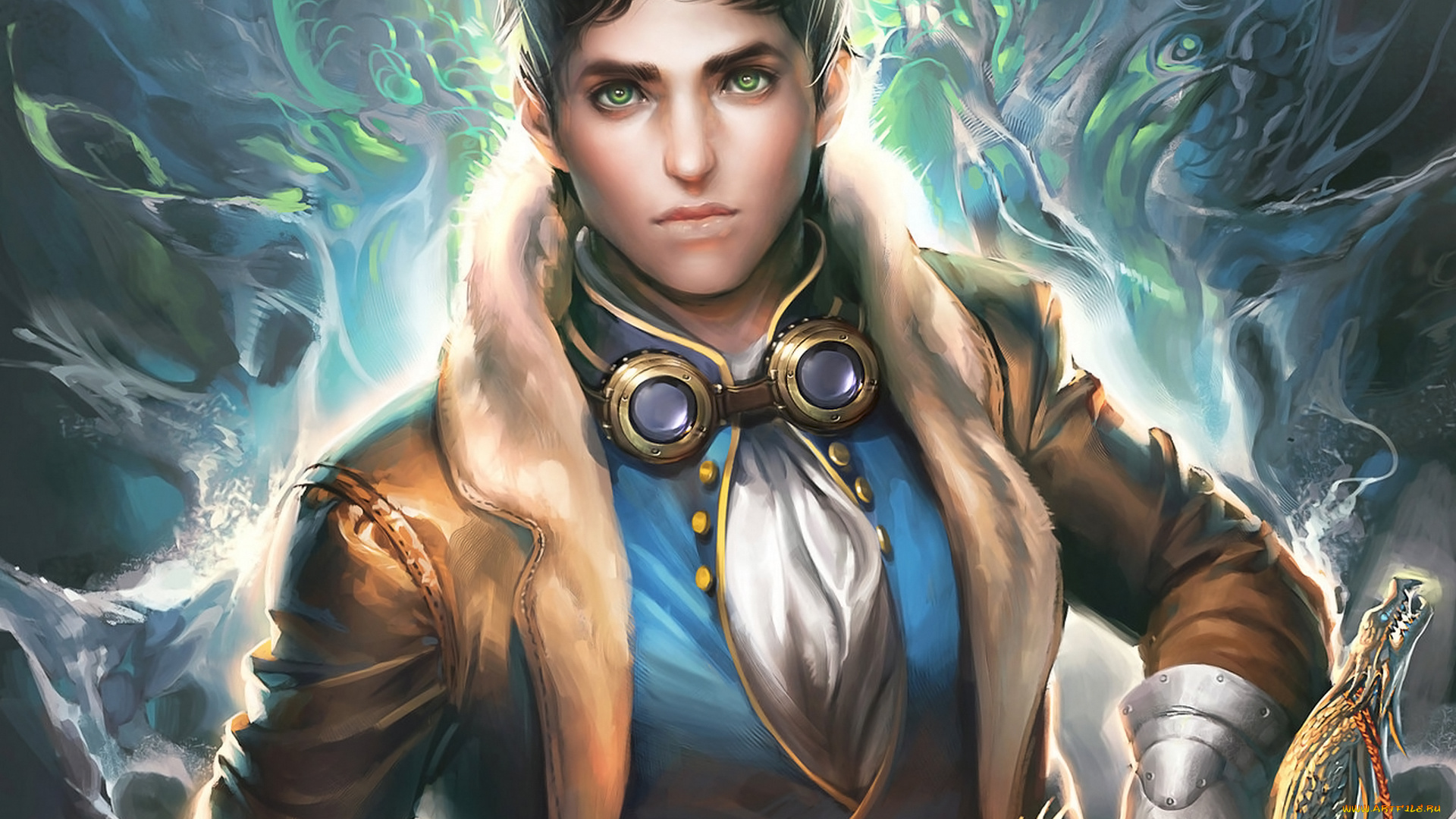 фэнтези, люди, парень