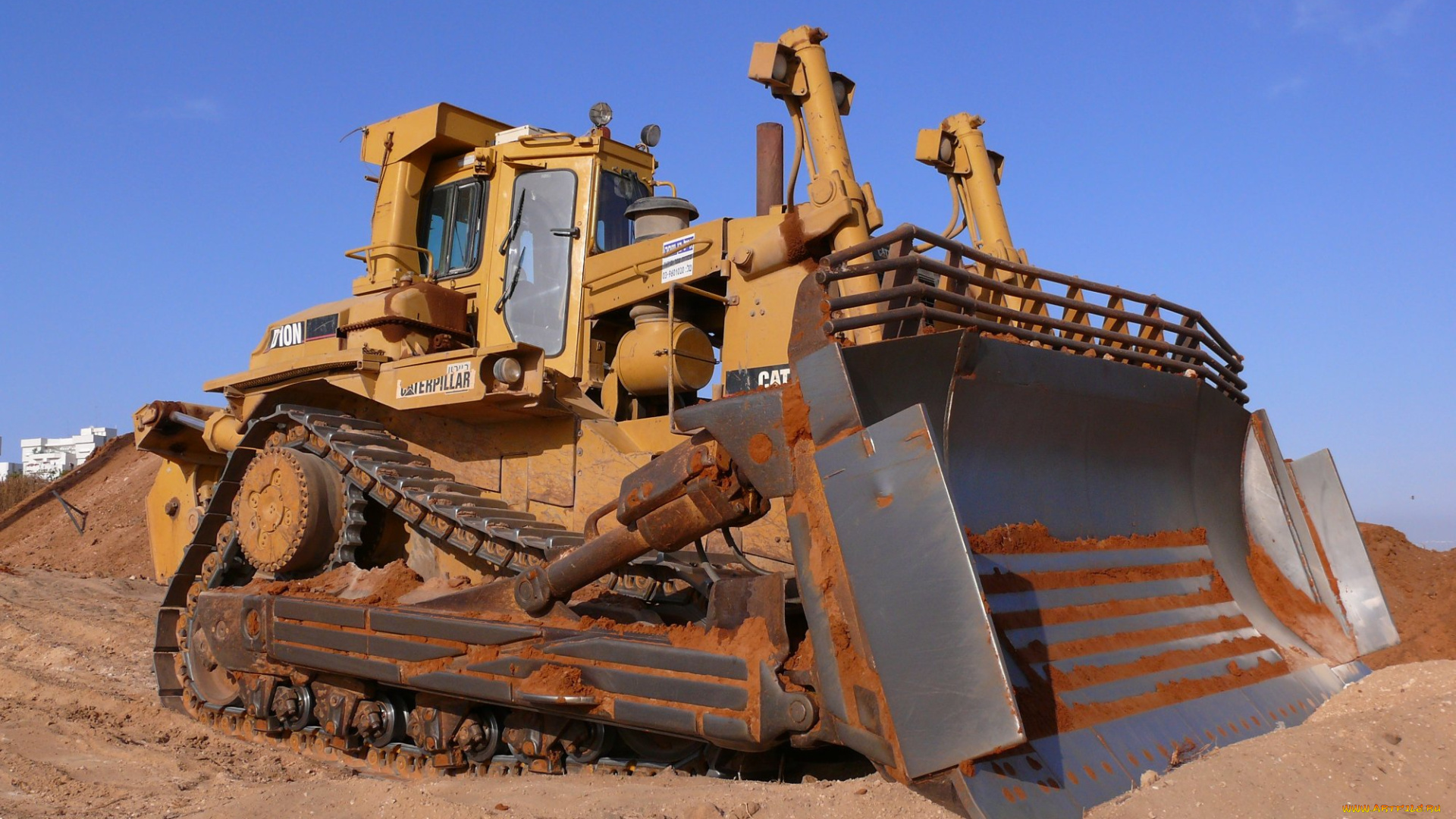 техника, бульдозеры, строительная