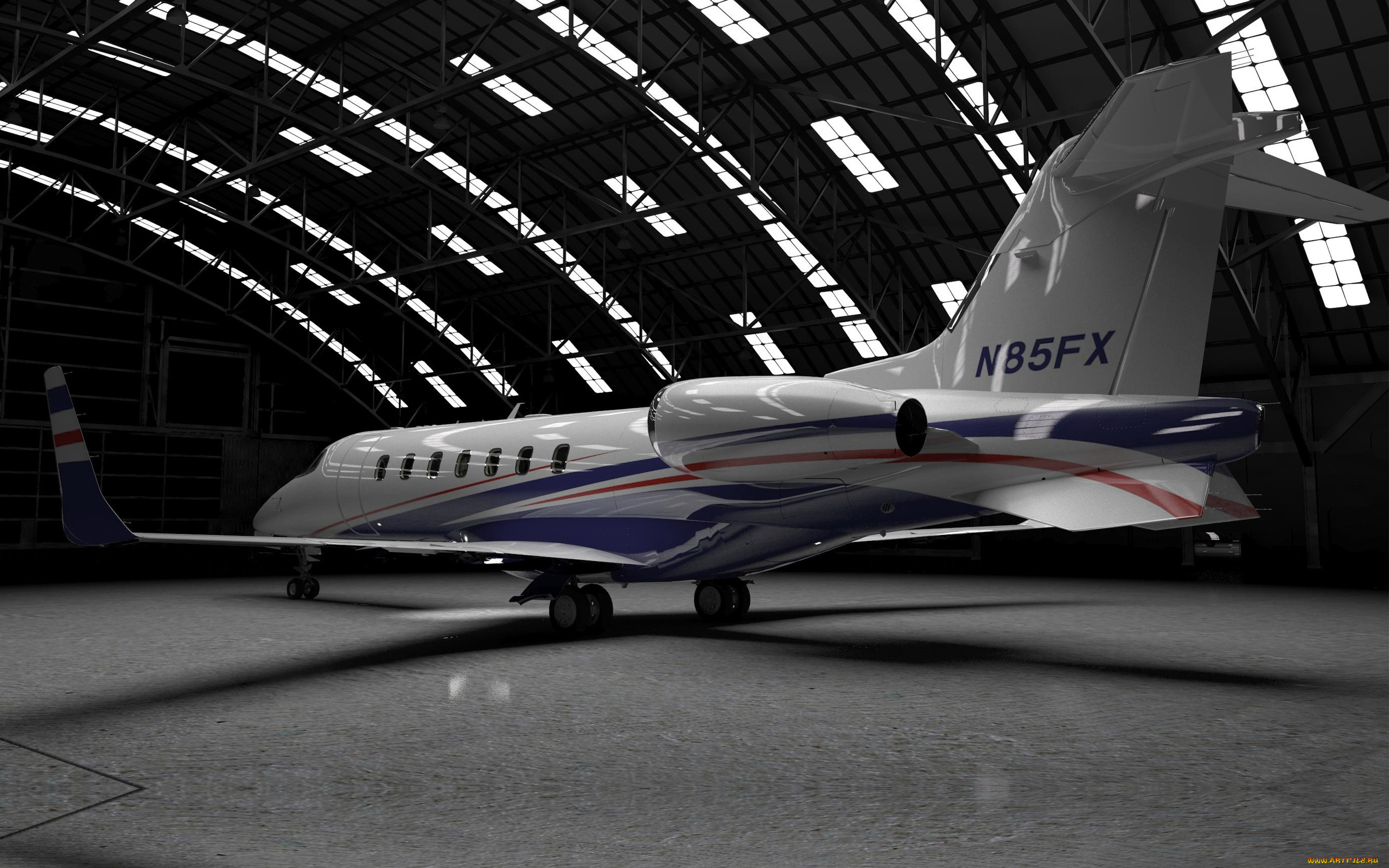 n85fx, авиация, пассажирские, самолёты, ангар, самолет