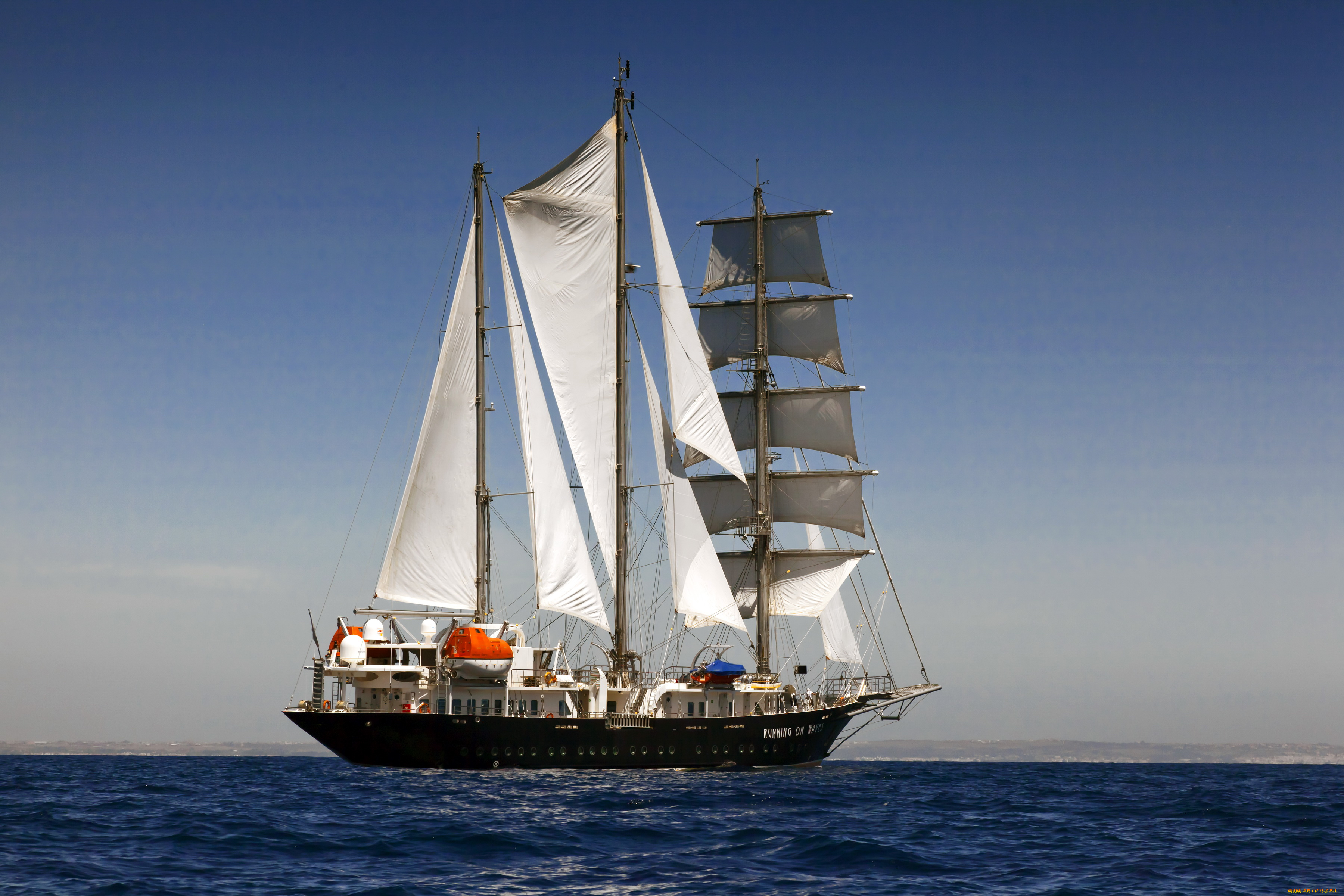 корабли, парусники, парусник, море