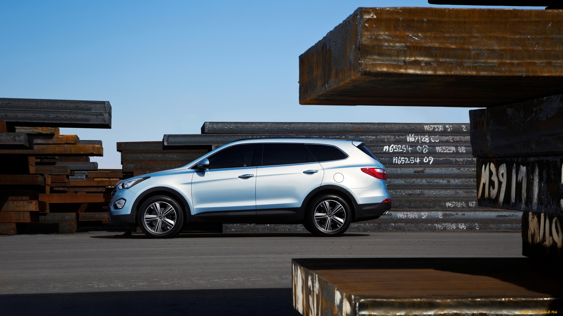 2013, hyundai, grand, santa, fe, автомобили