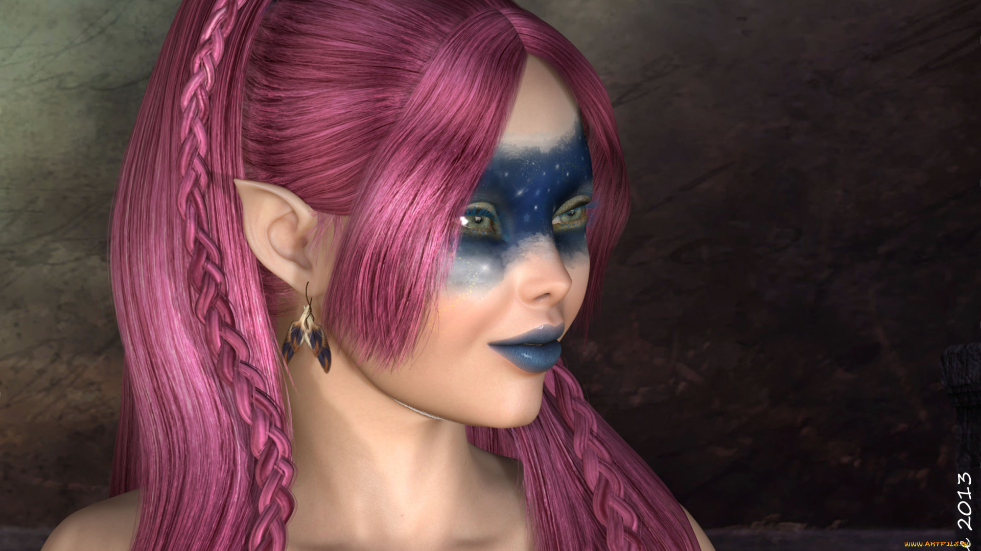 3д, графика, elves, эльфы, эльфийка