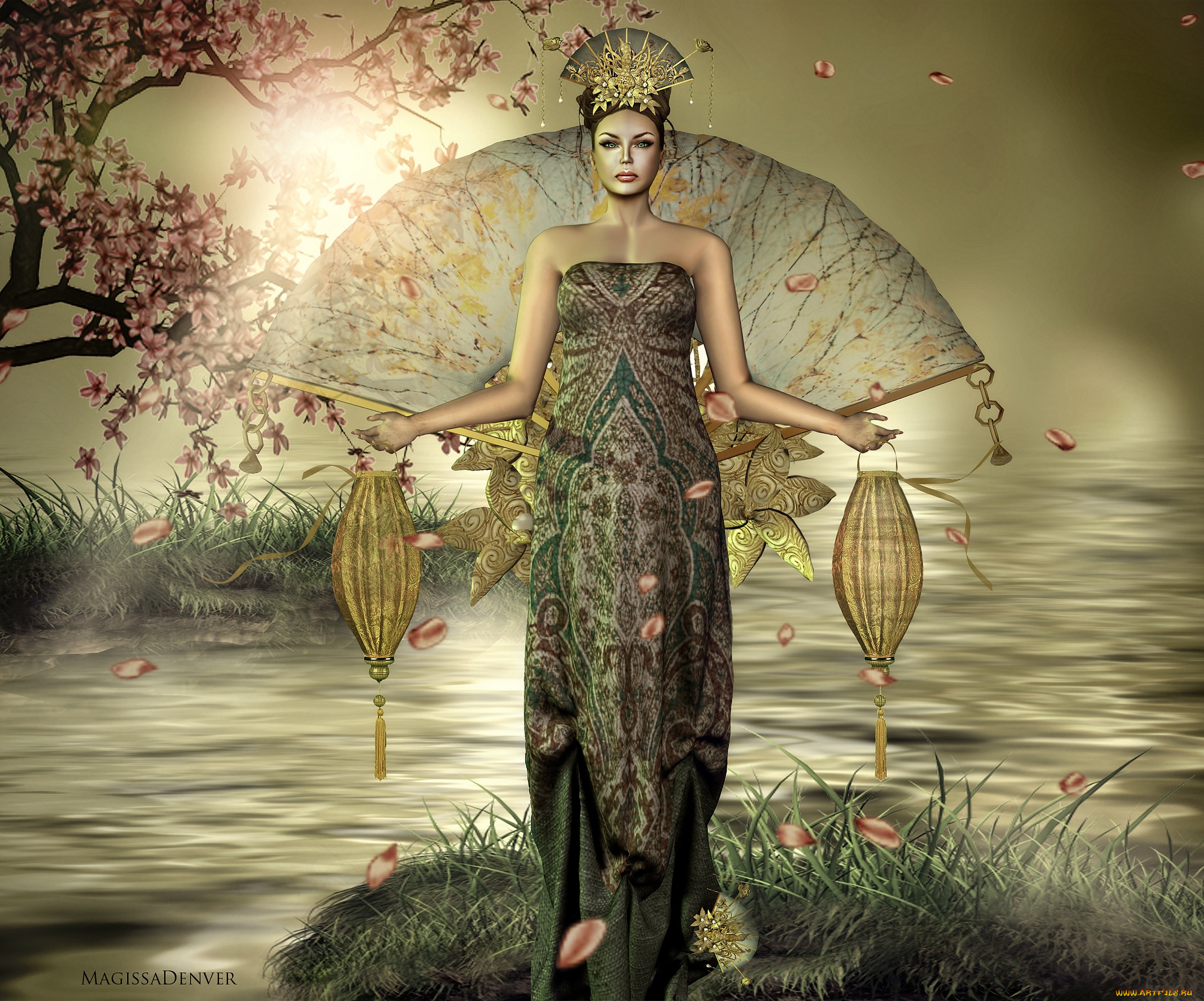 3д, графика, people, люди, девушка, наряд