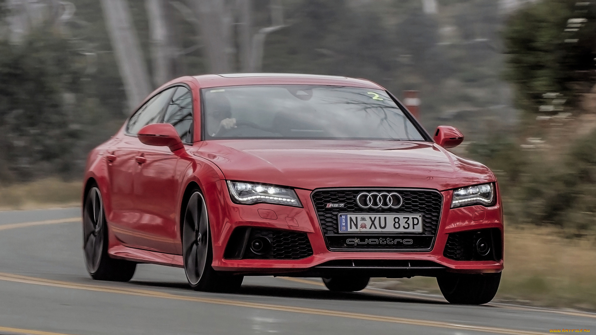 автомобили, audi, rs, 7, sportback, красный, 2014г, au-spec