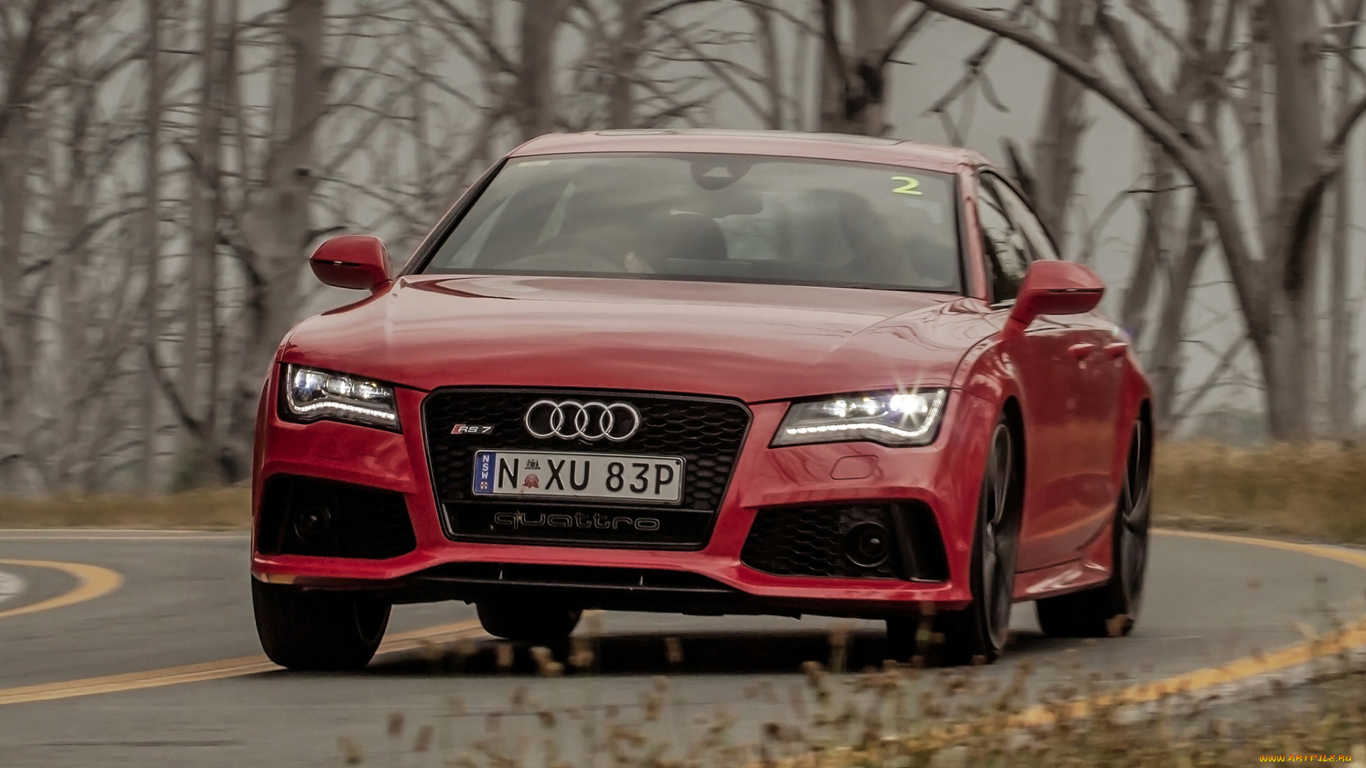 автомобили, audi, sportback, rs, 7, au-spec, 2014г, красный