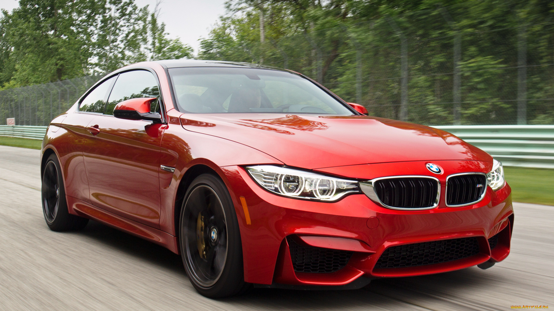 автомобили, bmw, 2015, m4, coupе, us-spec, f82, красный