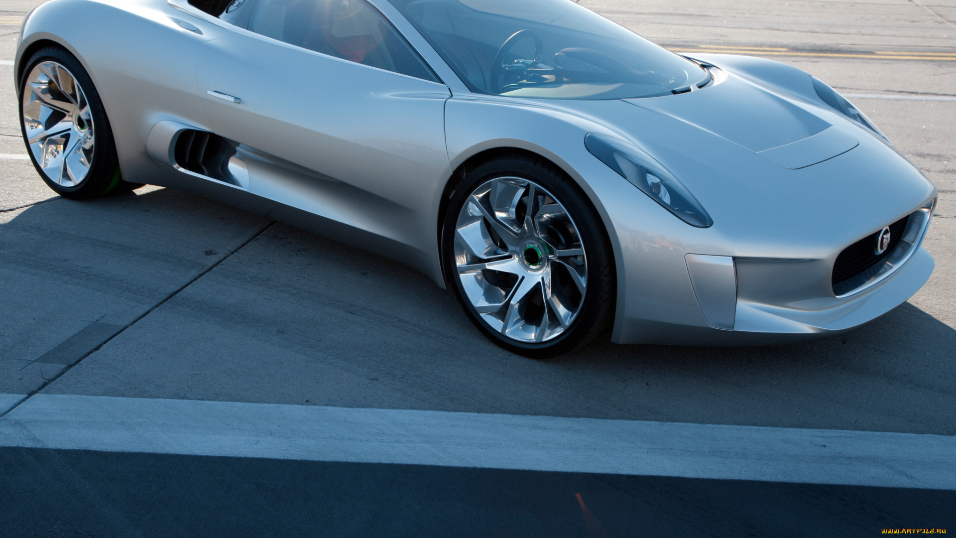автомобили, jaguar, c-x75, маталик, concept