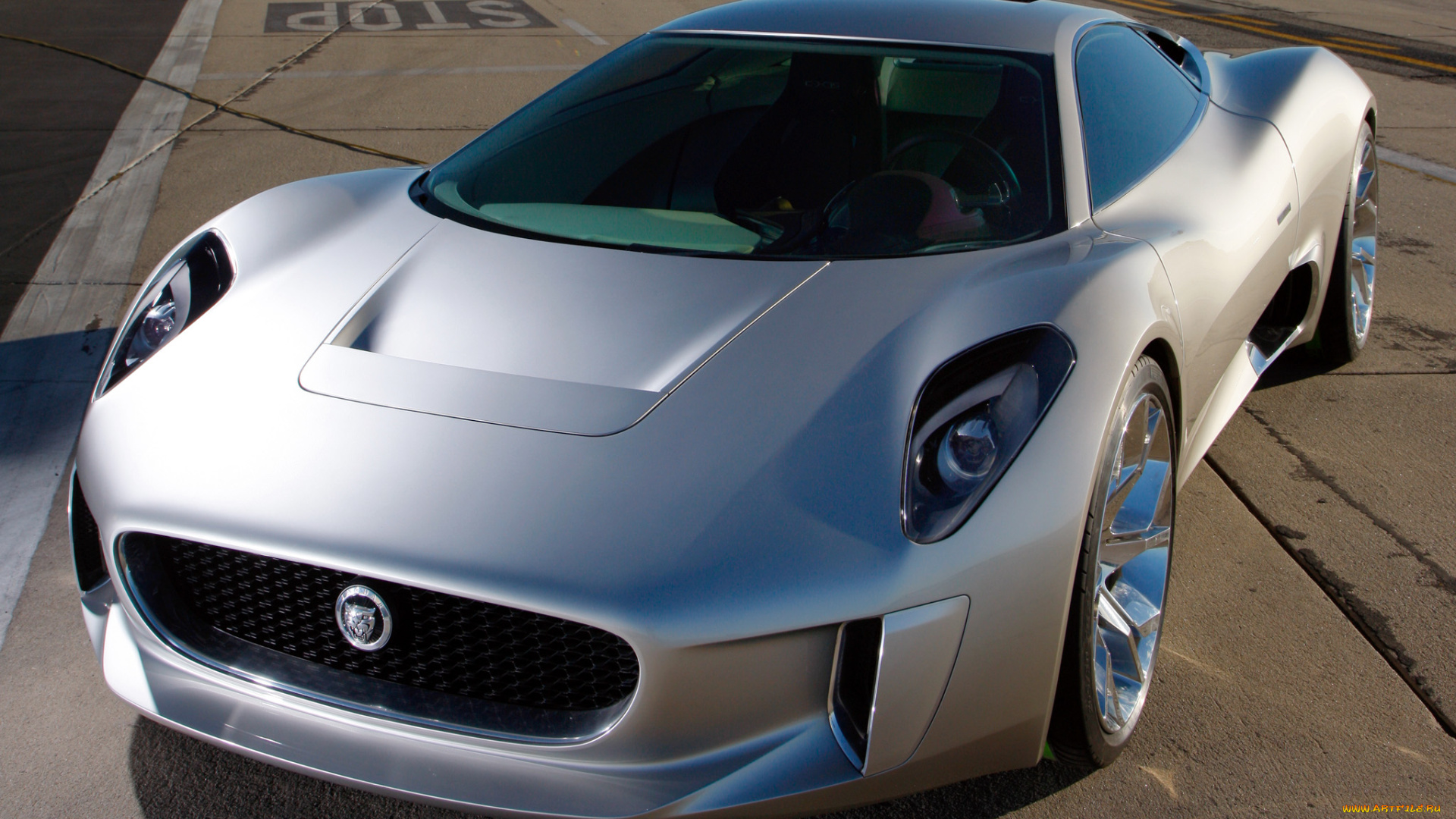 автомобили, jaguar, c-x75, маталик, concept