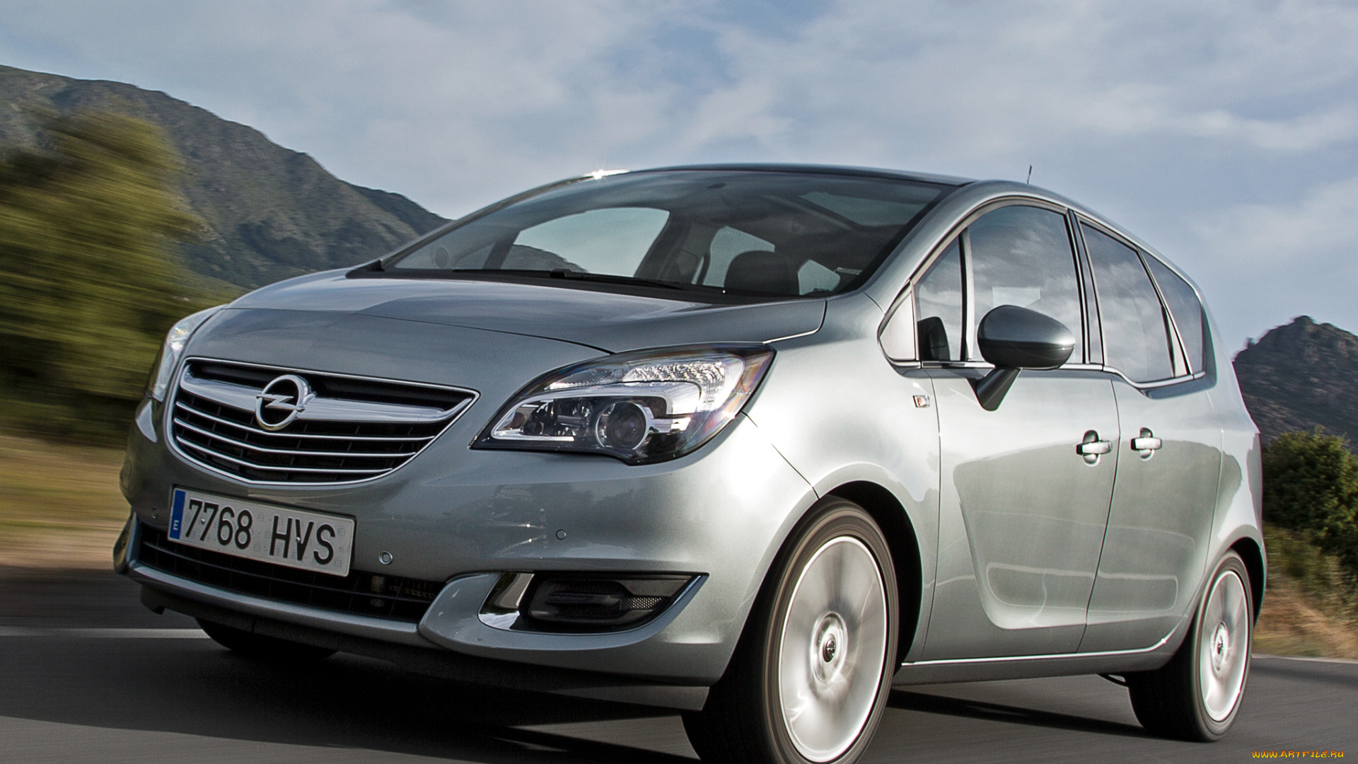 автомобили, opel, b, 2014г, серый, meriva