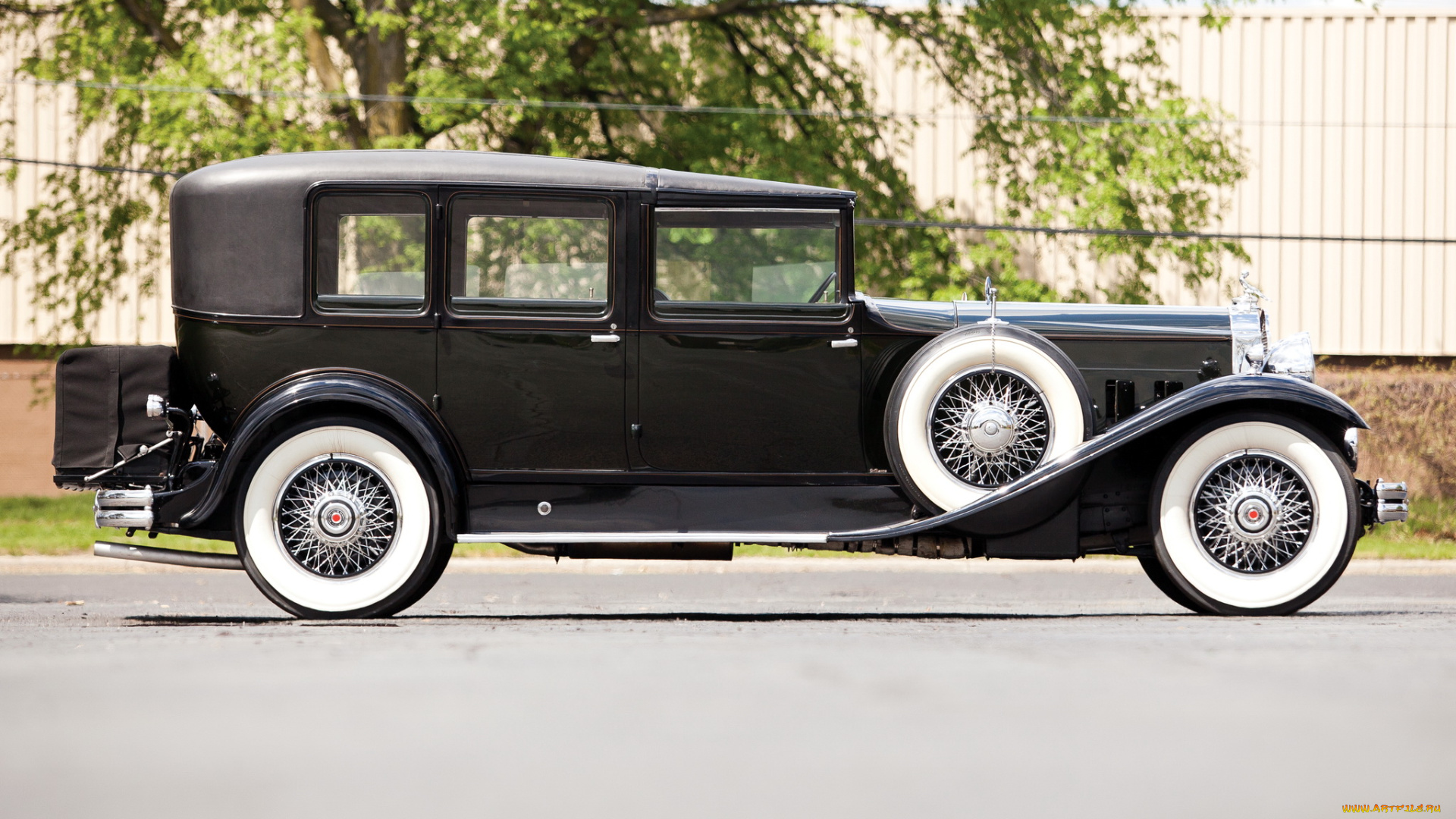 автомобили, packard, deluxe, темный, 745, lebaron, eight, all-, car, town, weather, 1930г