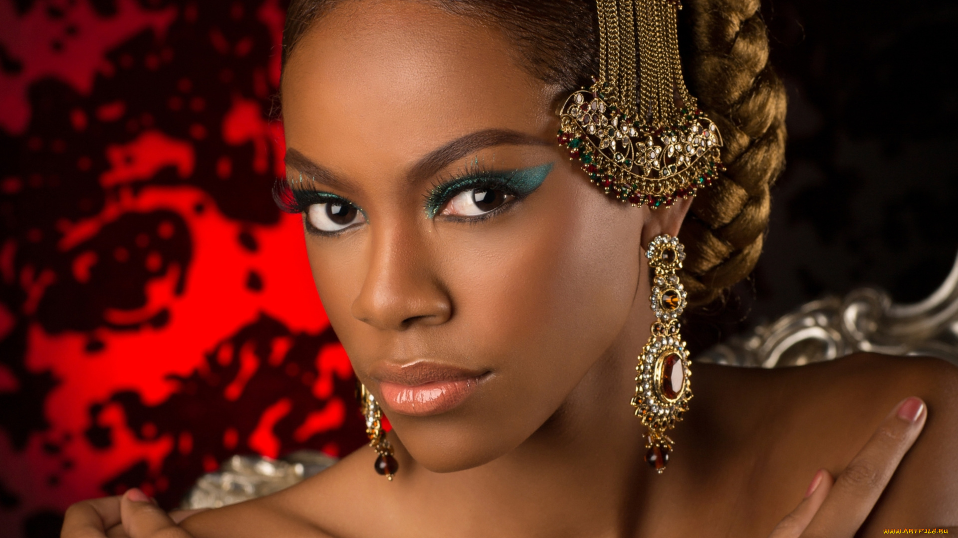 девушки, -unsort, , темнокожие, шоколадка