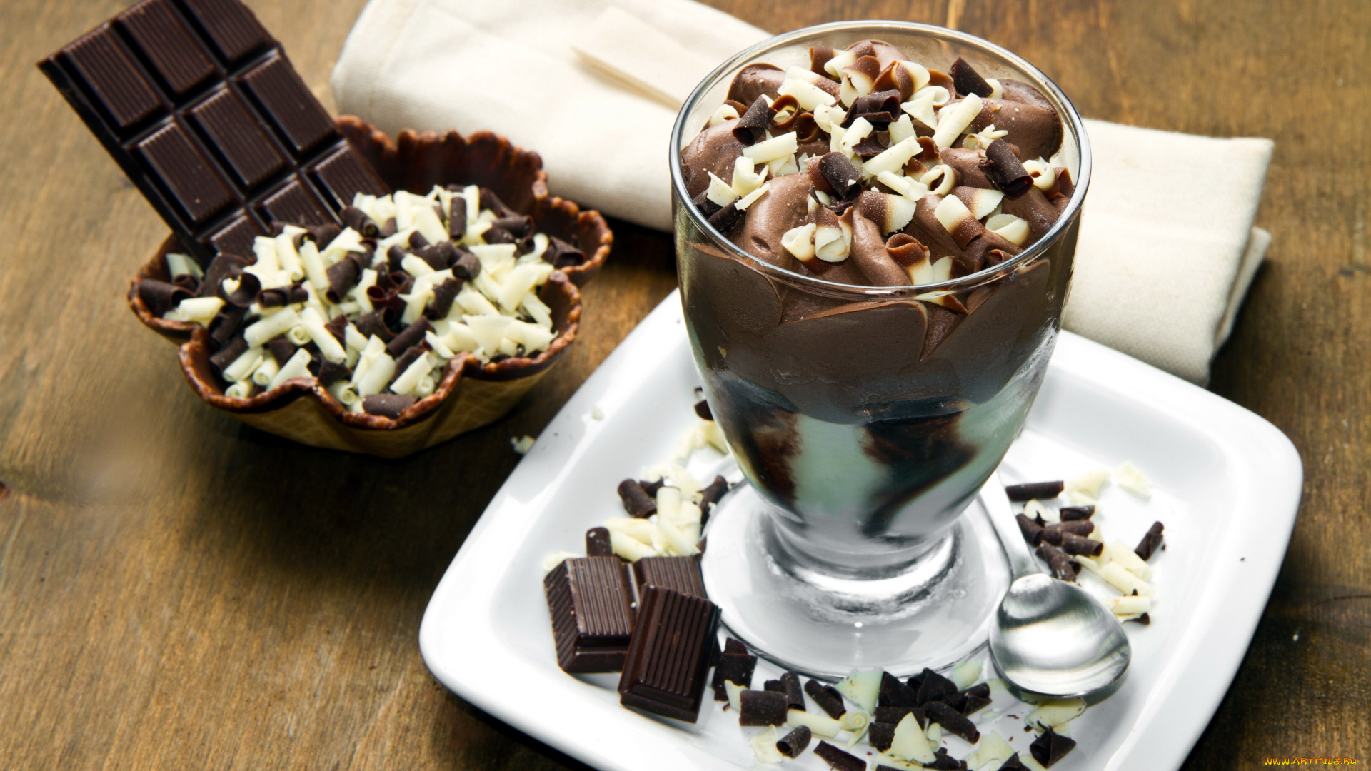 еда, мороженое, , десерты, шоколад, десерт, бокал