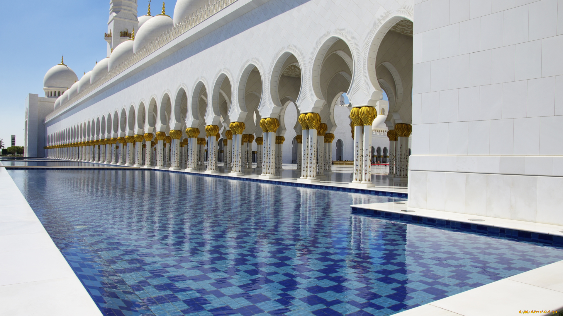 города, абу-даби, , оаэ, мечеть