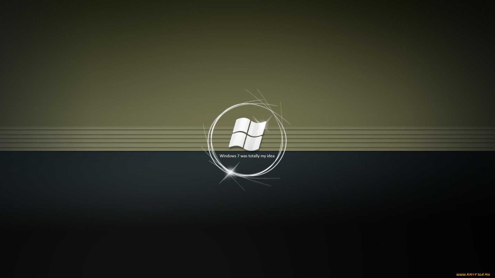 компьютеры, windows, 7, , vienna, логотип, фон