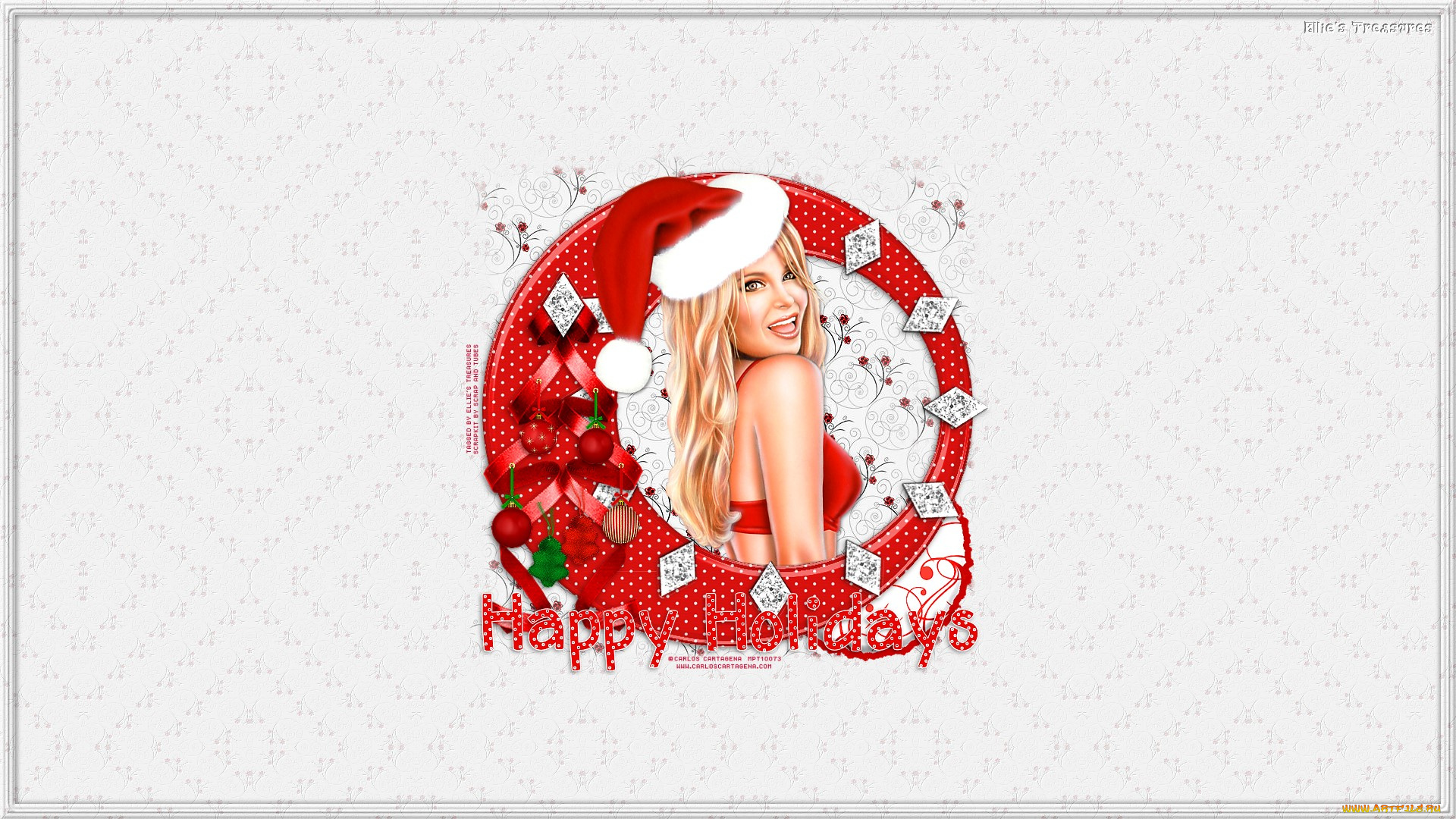 праздничные, векторная, графика, , новый, год, девушка, взгляд, улыбка