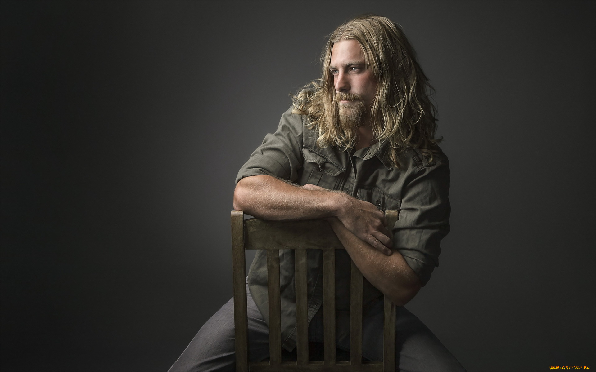 мужчины, -, unsort, фон, портрет