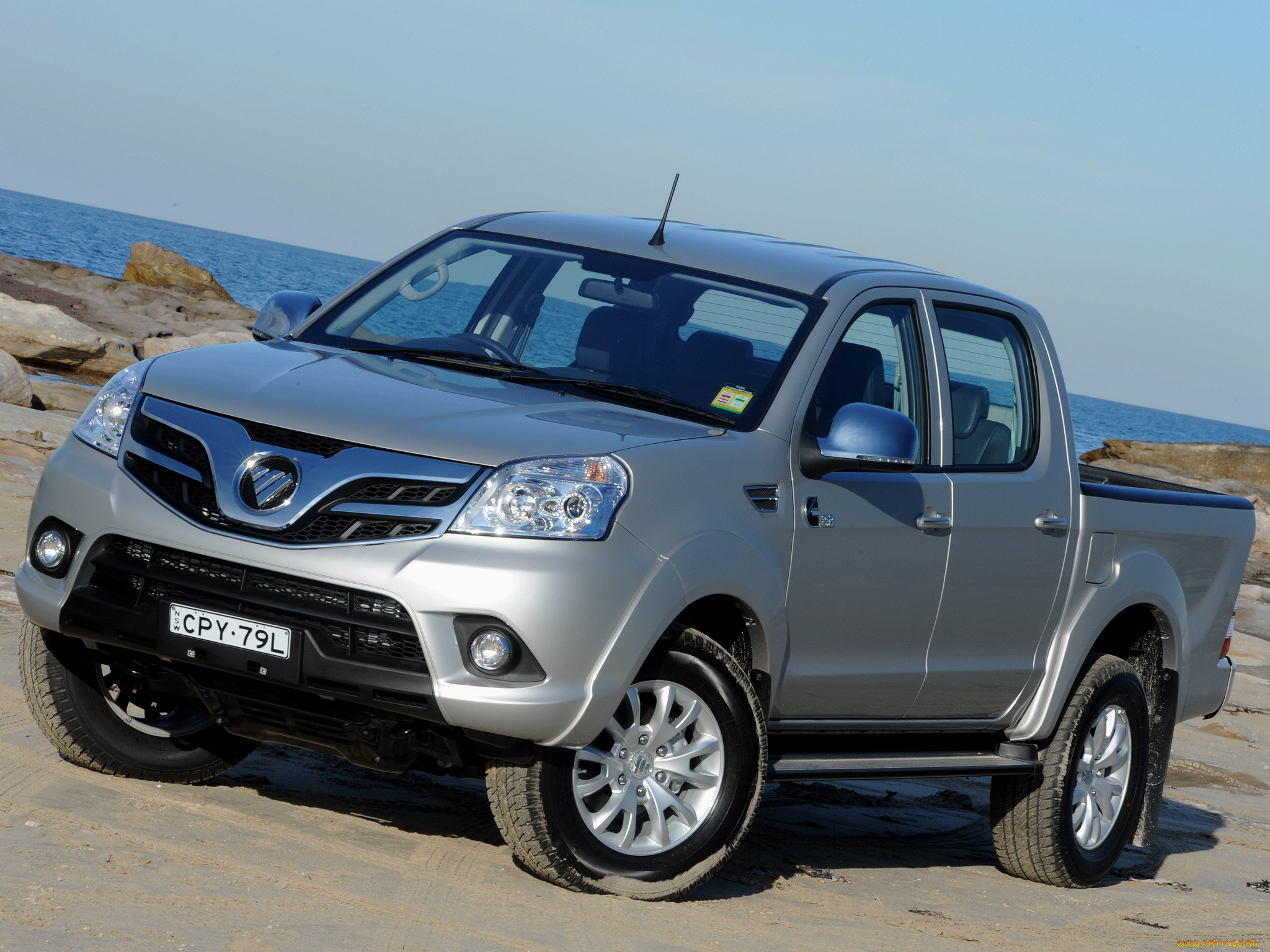 автомобили, foton, tunland, серый, au-spec