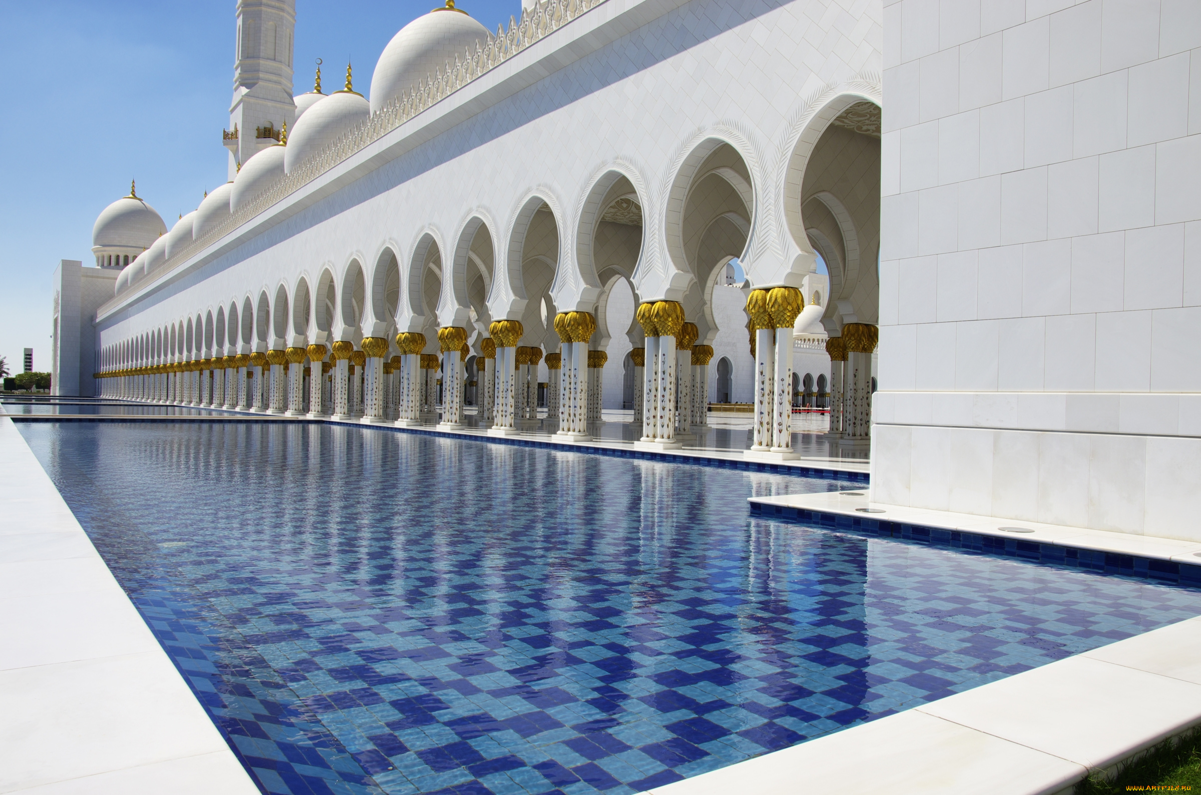 города, абу-даби, , оаэ, мечеть