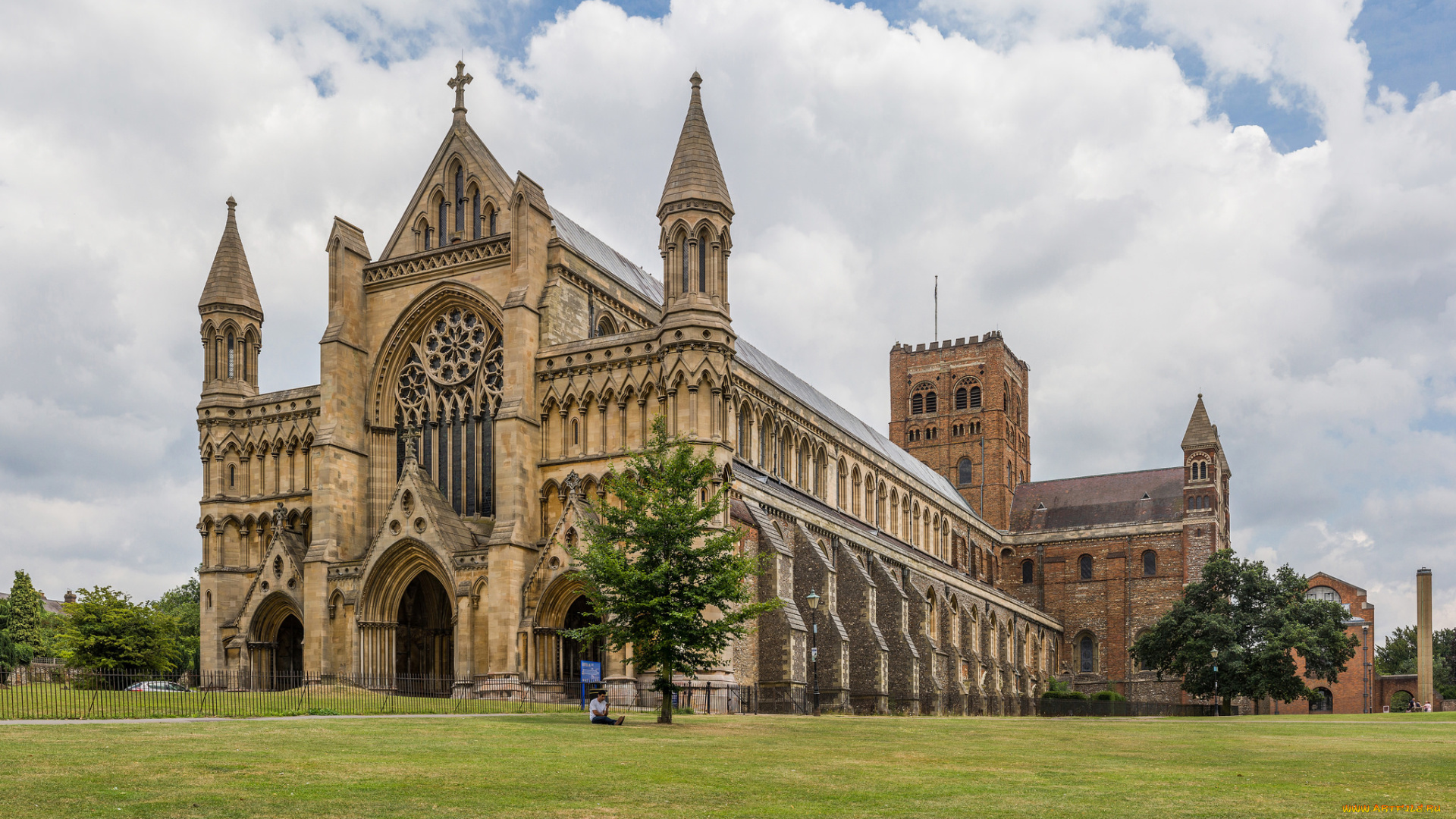 st, albans, cathedral, города, -, католические, соборы, , костелы, , аббатства, собор