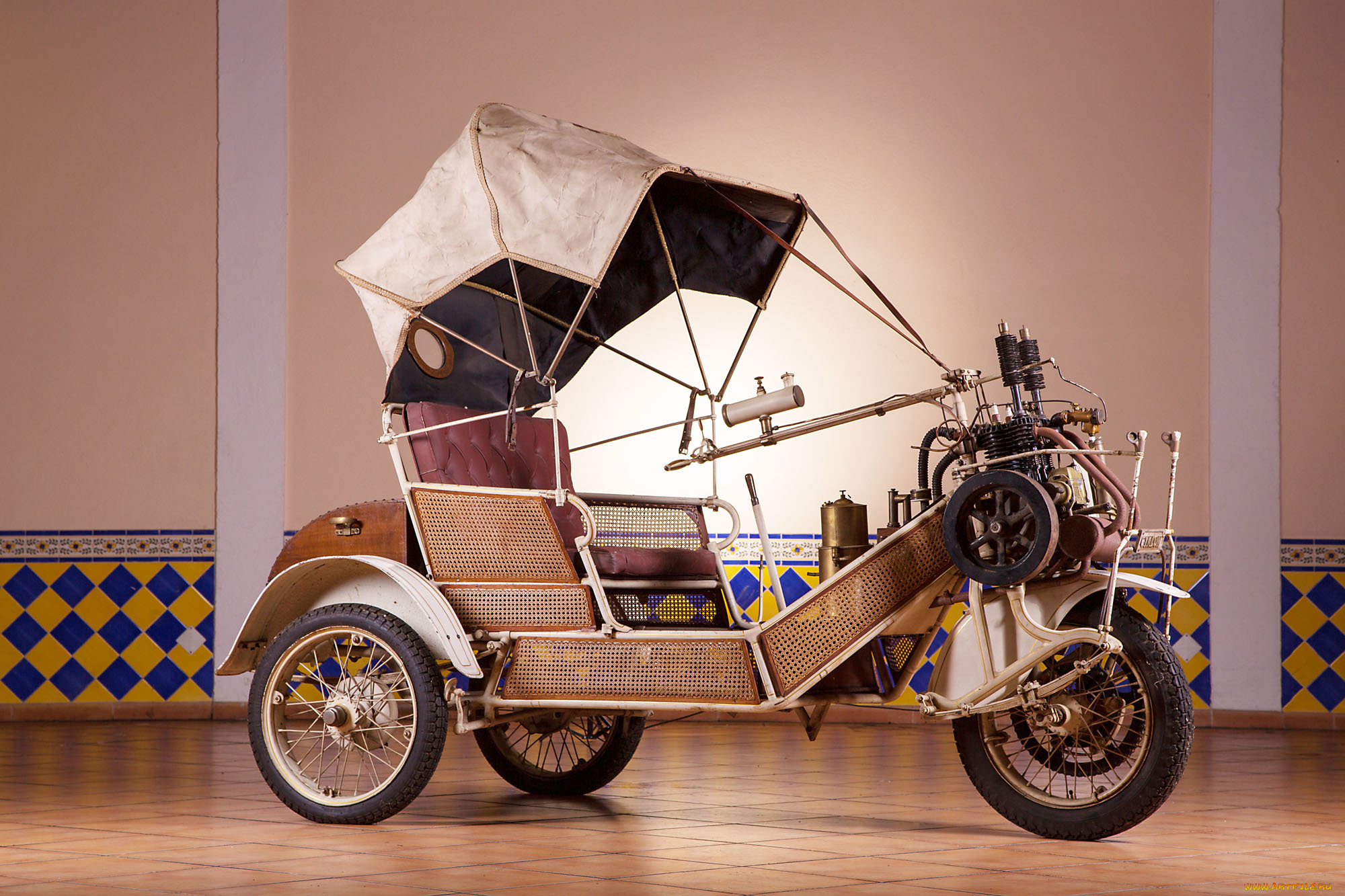 1904, cyklon, cyklonette, мотоциклы, трёхколёсные, мотоциклы, cyklon