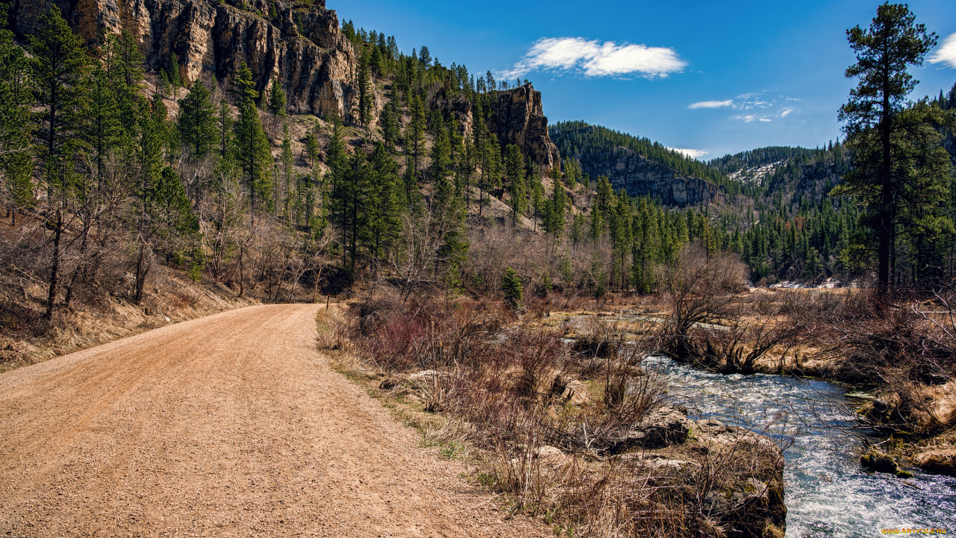 природа, дороги, тракт