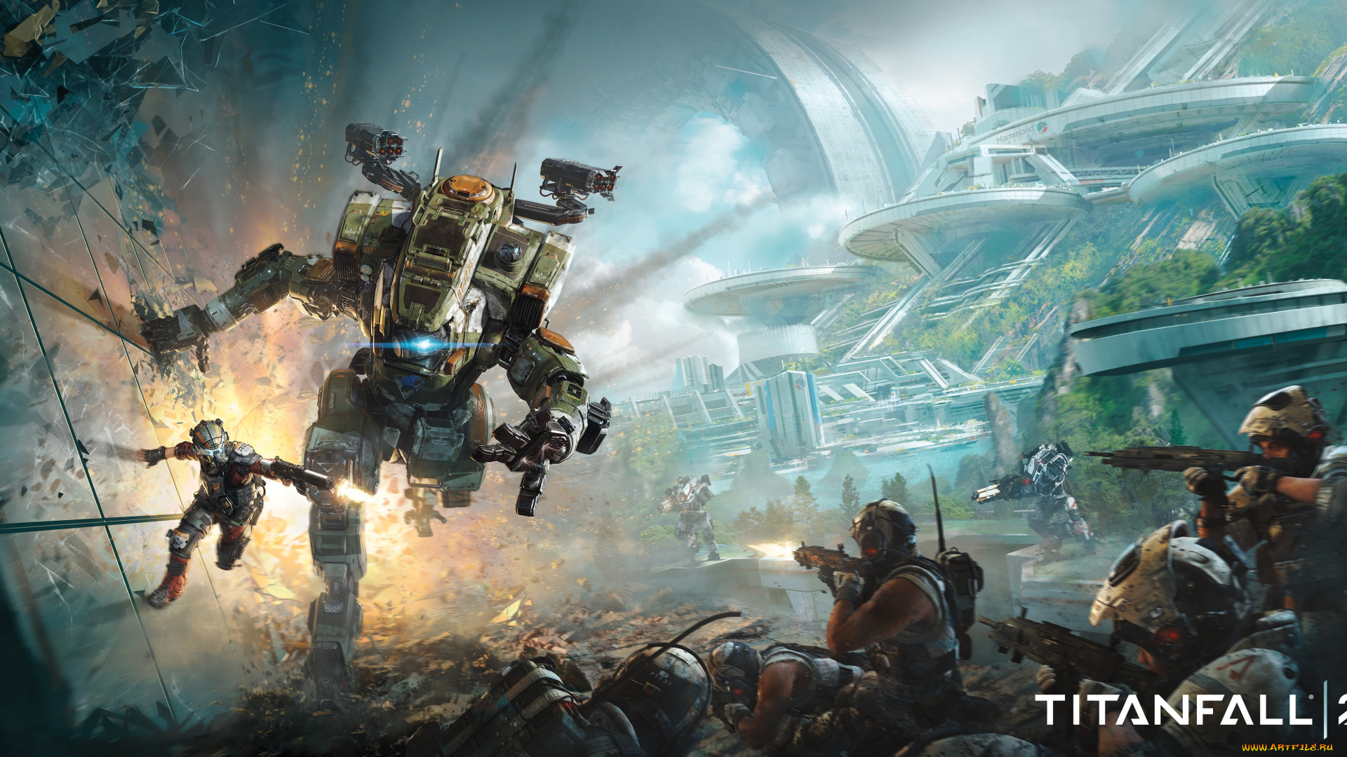 titanfall, 2, видео, игры, боевик, шутер, action, titanfall, 2