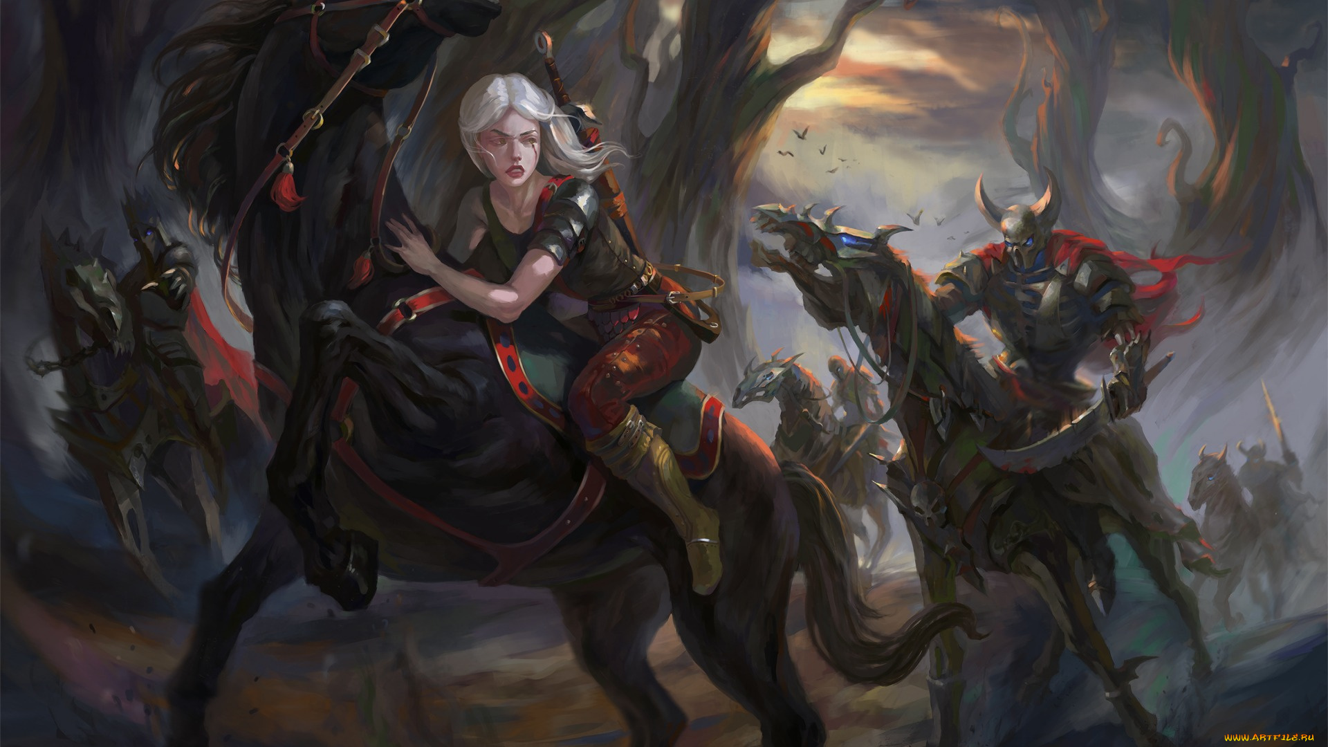 видео, игры, the, witcher, 3, , wild, hunt, персонаж