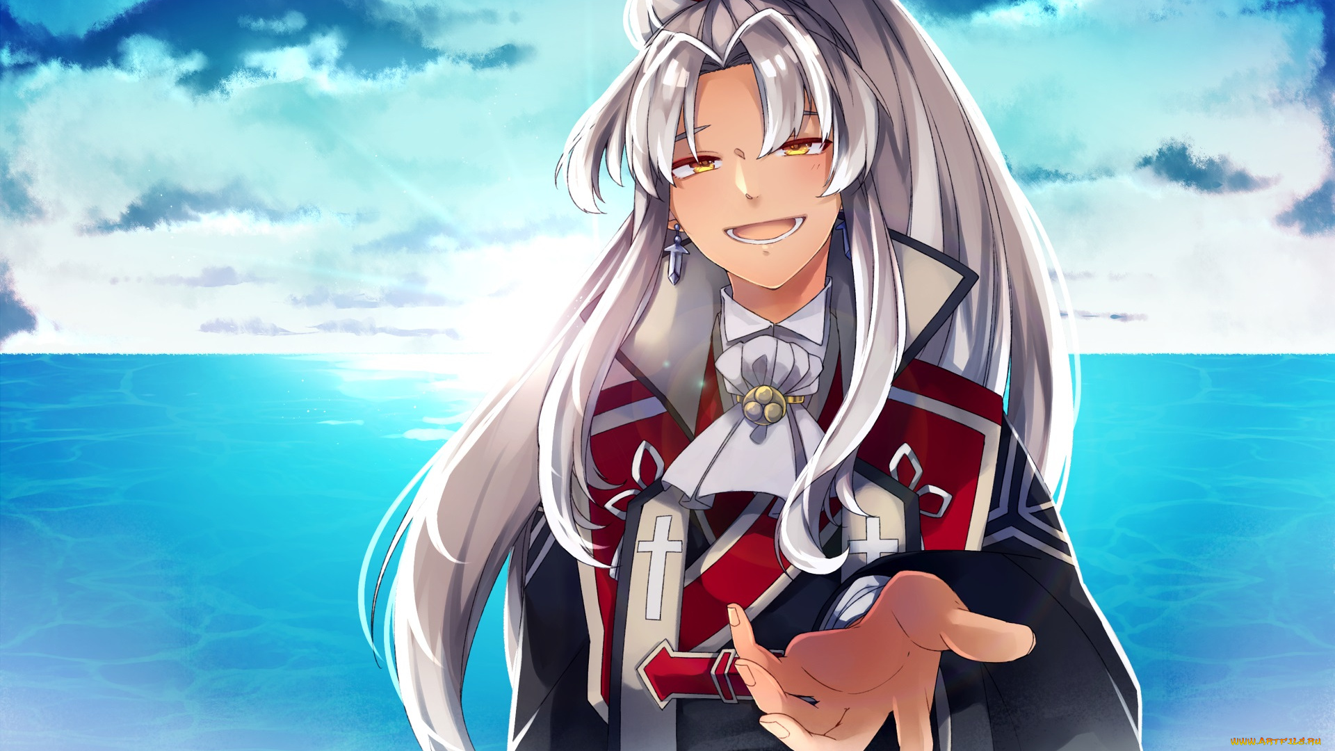 аниме, fate, stay, night, amakusa, shirou, tokisada