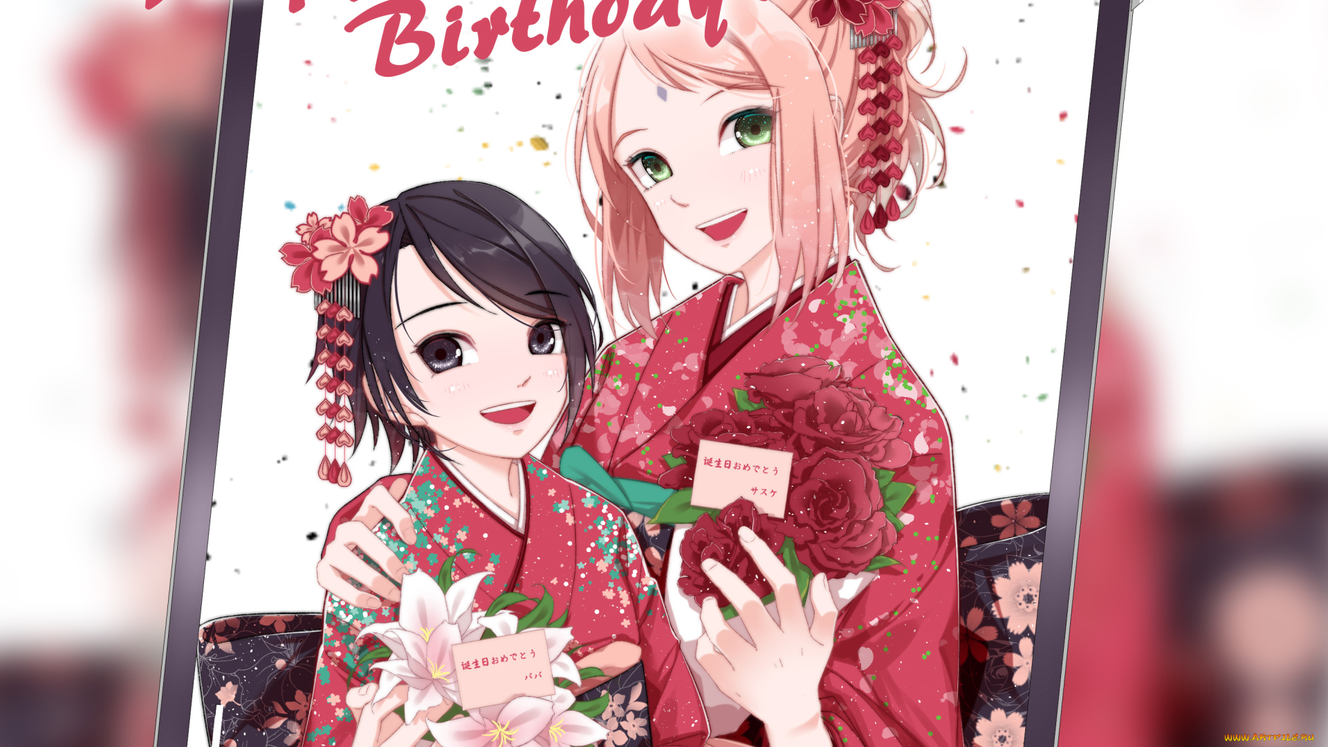 аниме, naruto, сакура, сарада