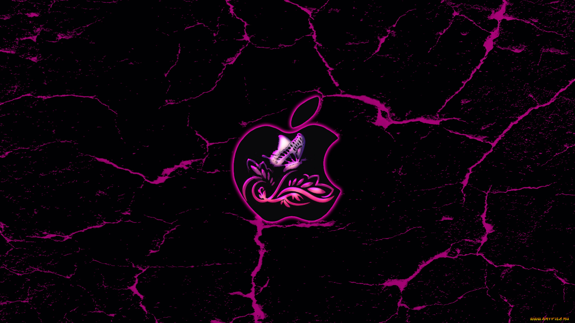 компьютеры, apple, логотип, фон