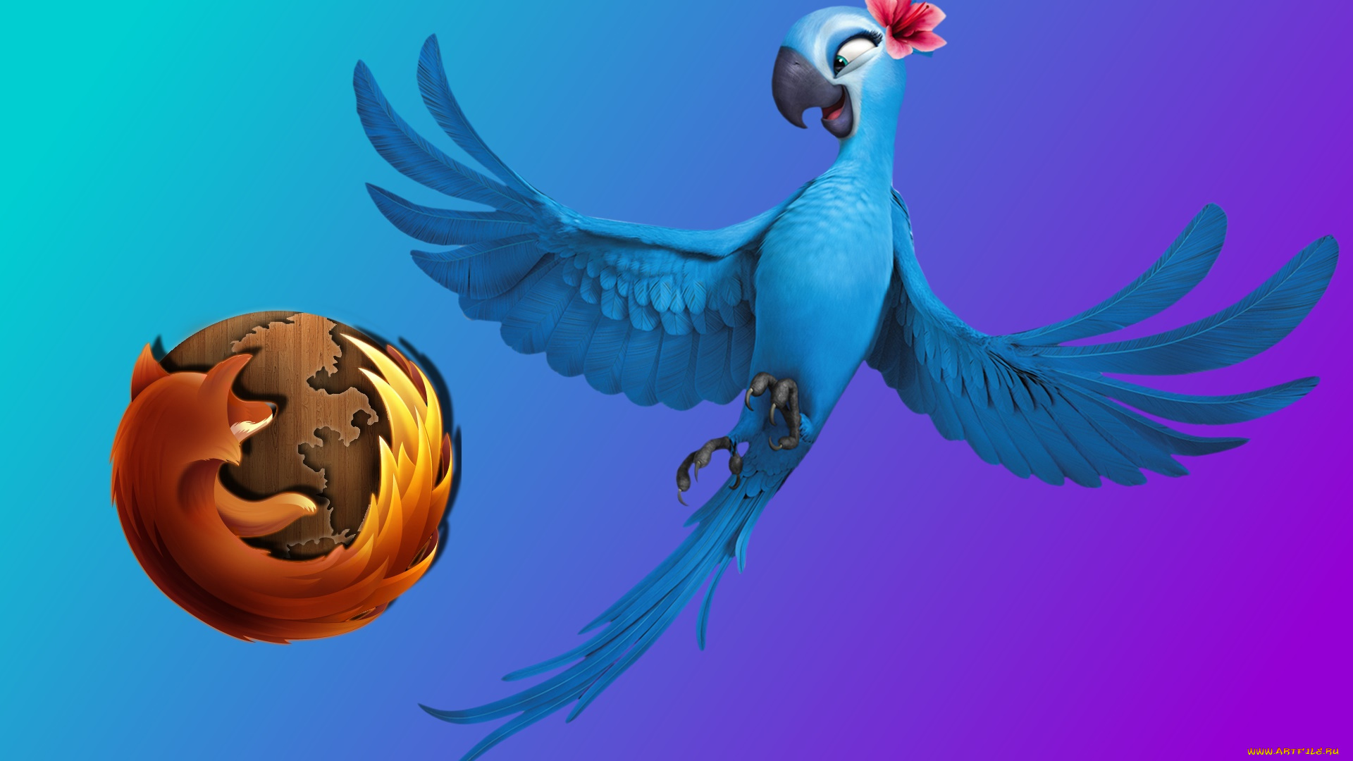 компьютеры, mozilla, firefox, логотип, фон