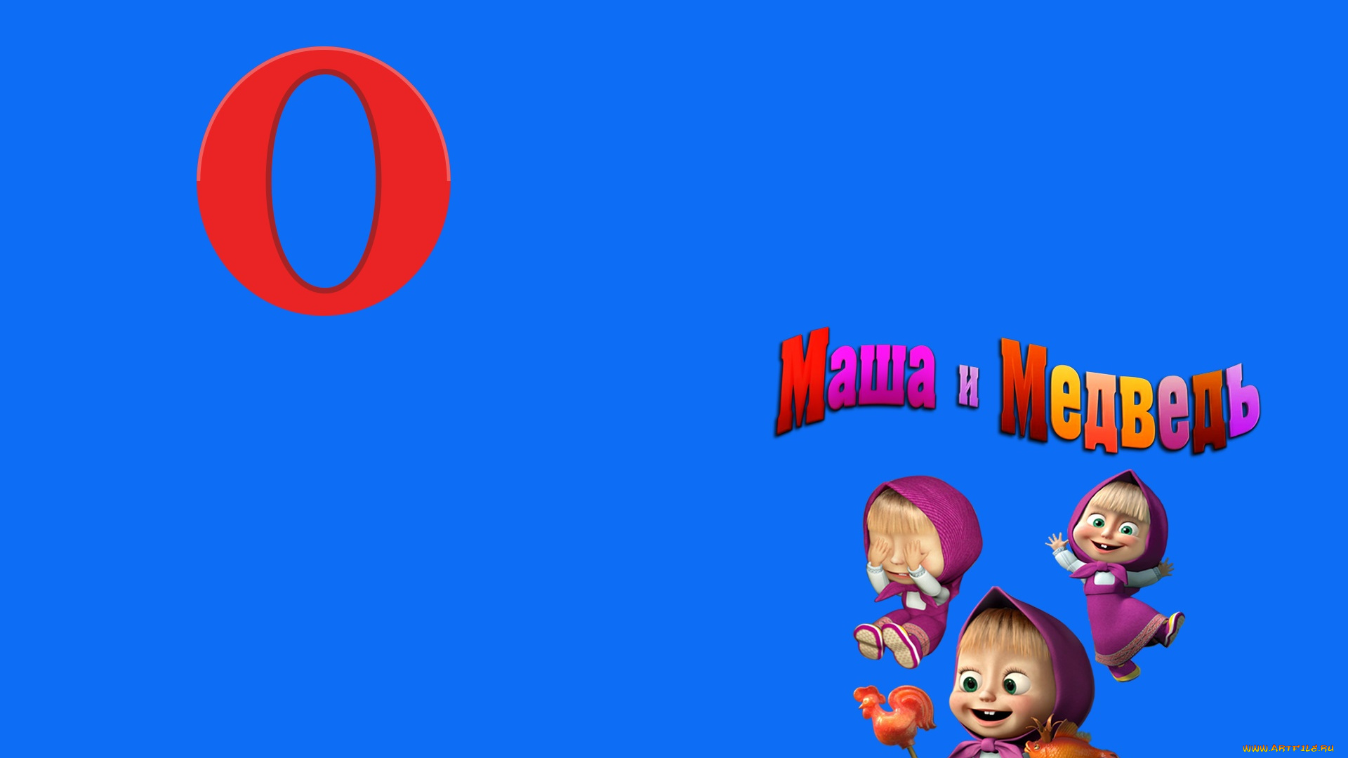 компьютеры, opera, логотип, фон