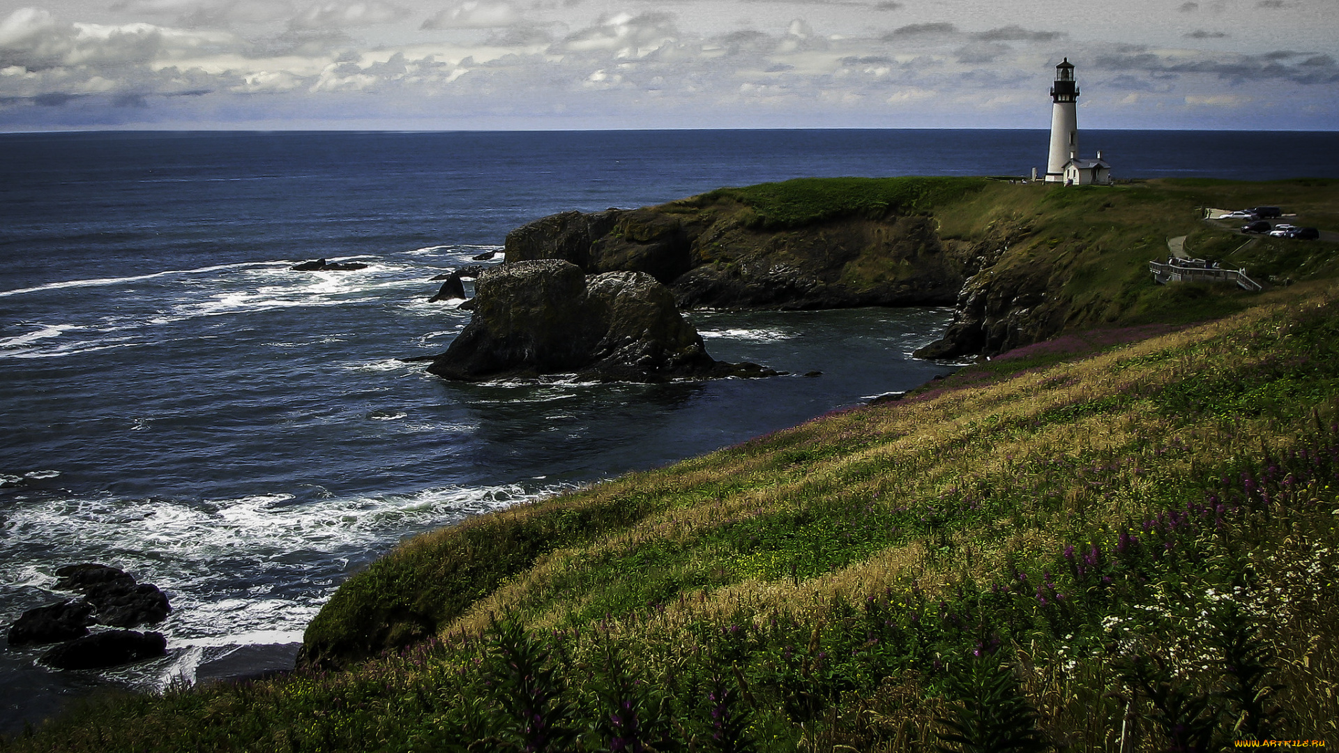 природа, маяки, маяк, побережье