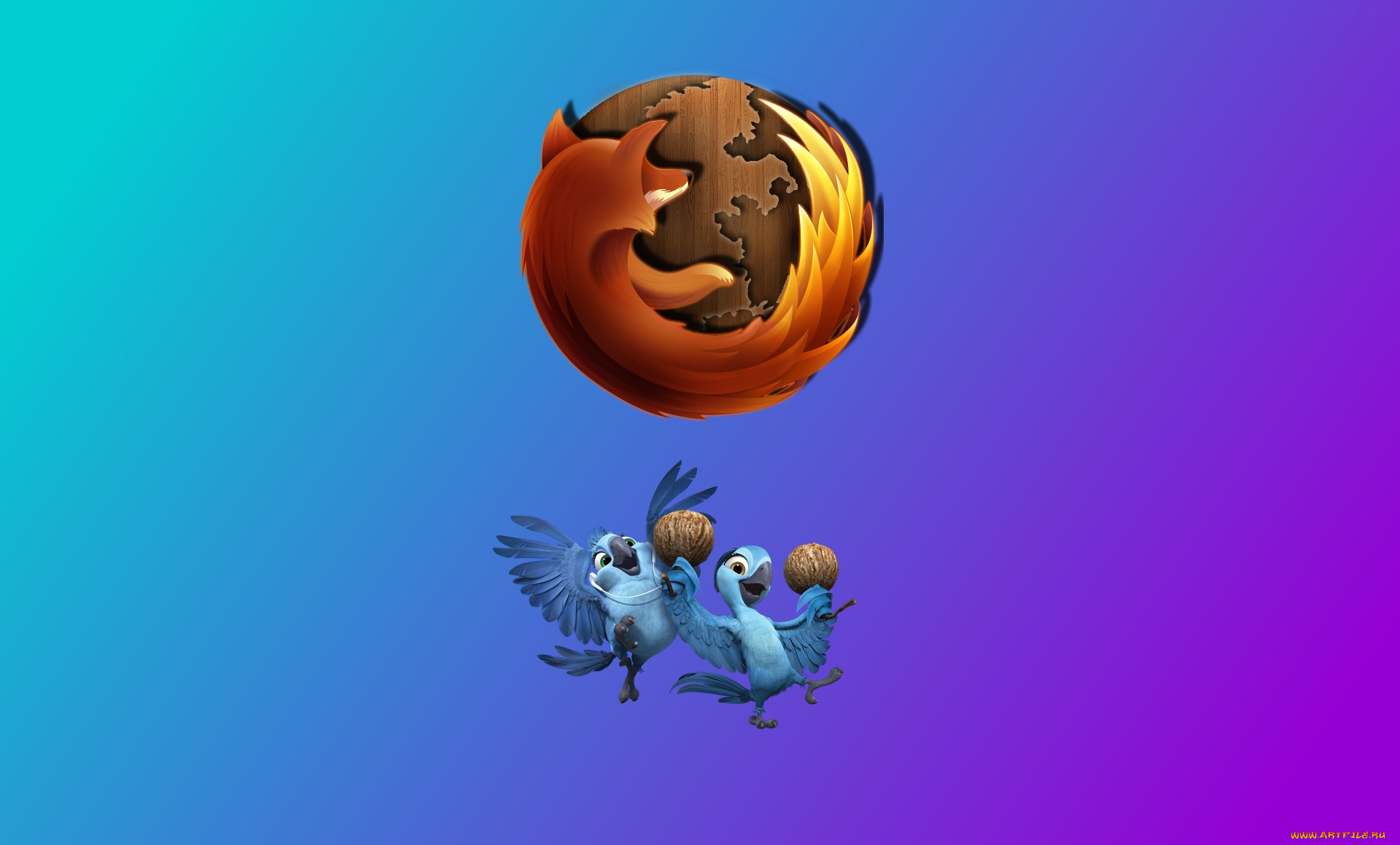 компьютеры, mozilla, firefox, фон, логотип