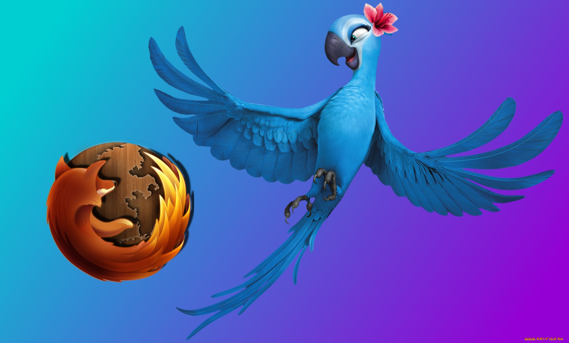 компьютеры, mozilla, firefox, логотип, фон