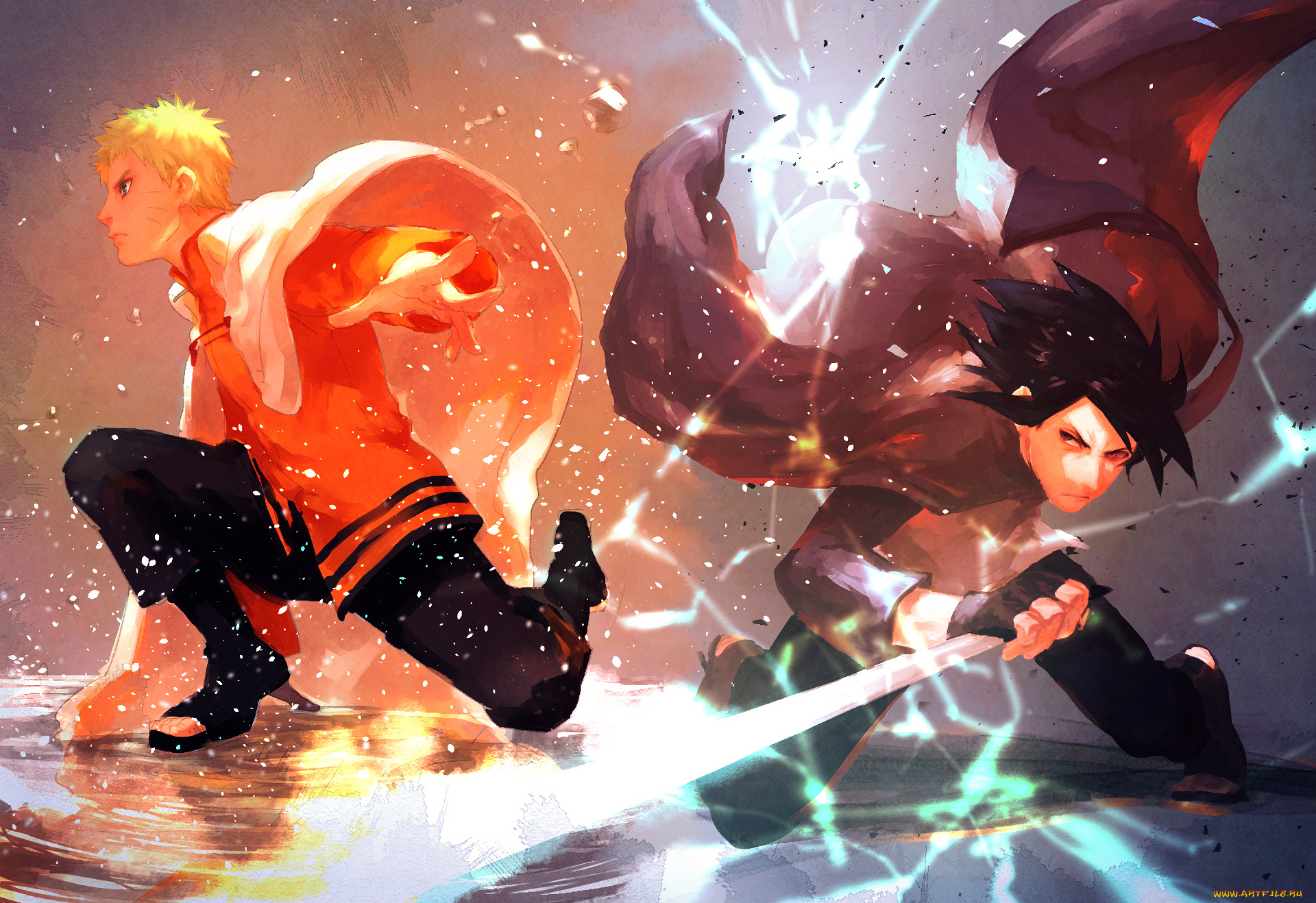 аниме, naruto, наруто, саске