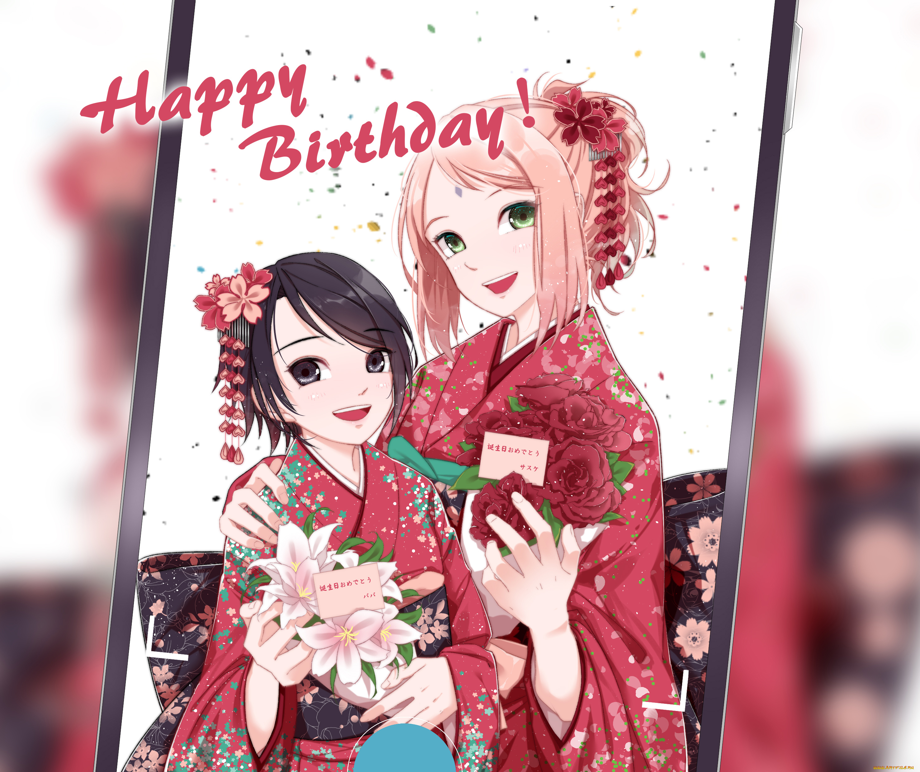 аниме, naruto, сакура, сарада