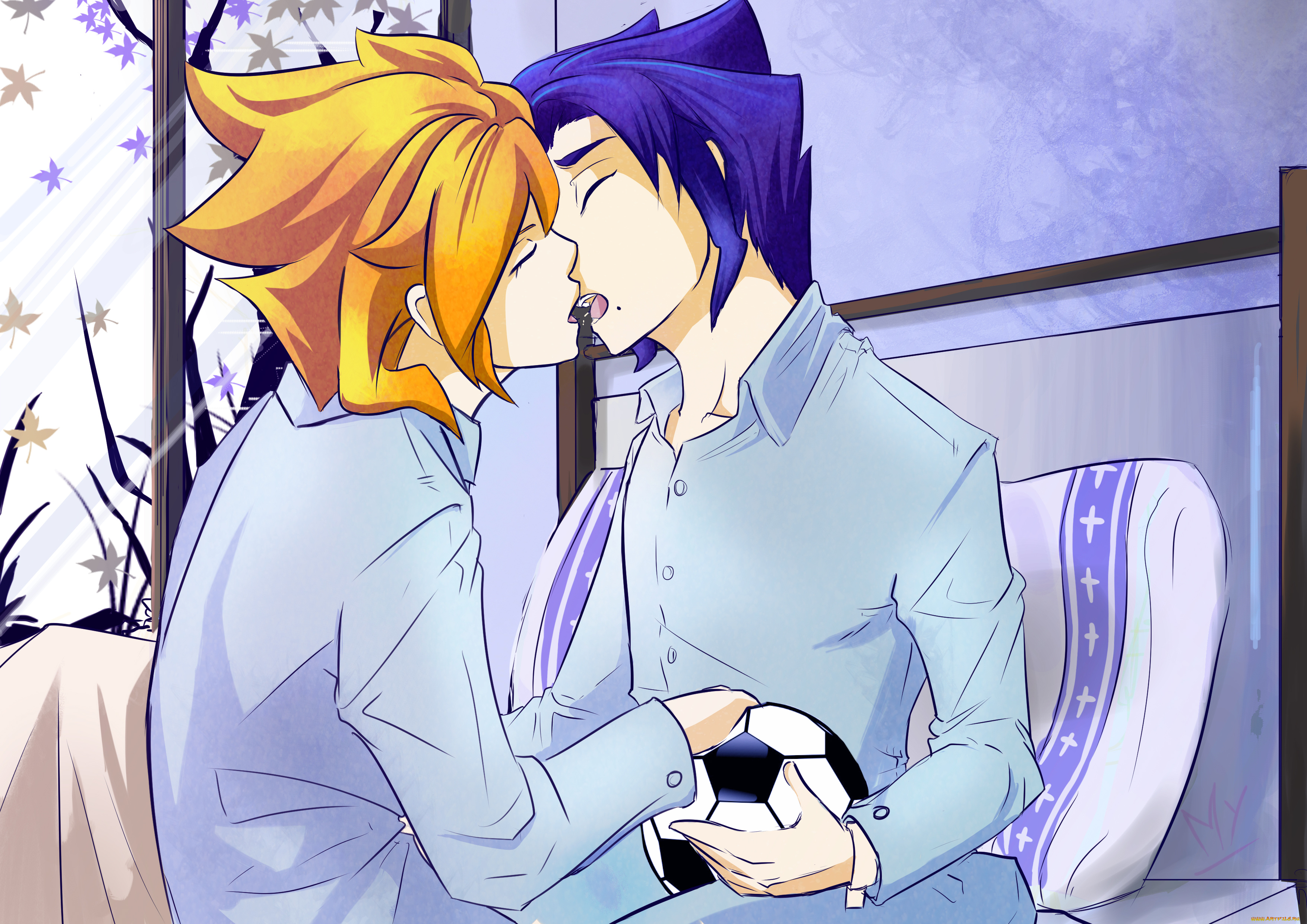 аниме, inazuma, eleven, парни