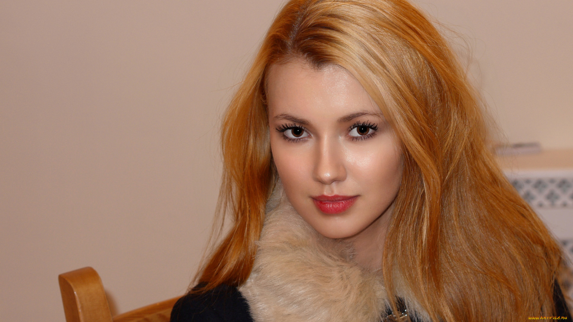 девушки, -unsort, , лица, , портреты, рыжая, воротник, лицо