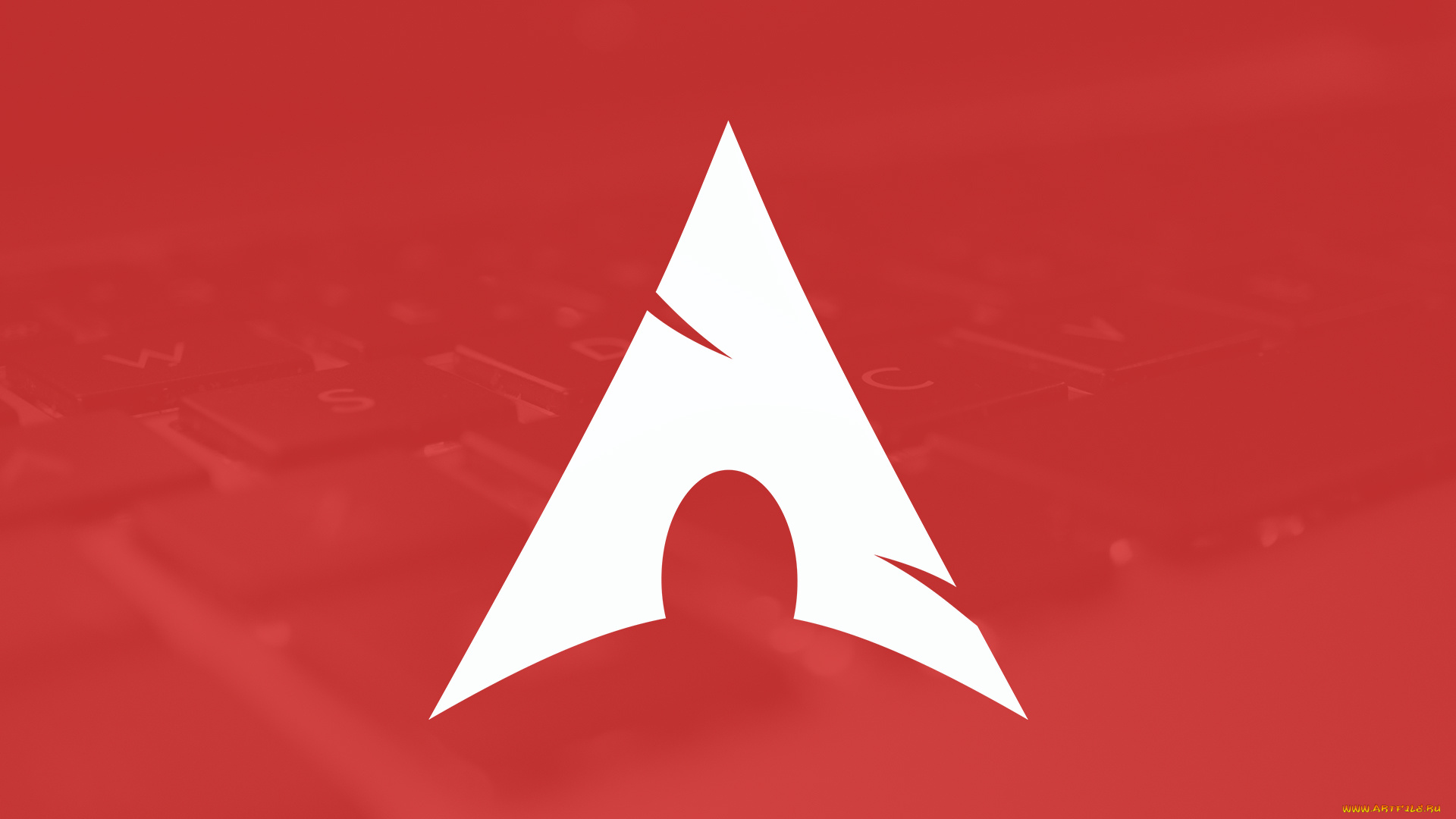 компьютеры, linux, логотип, фон