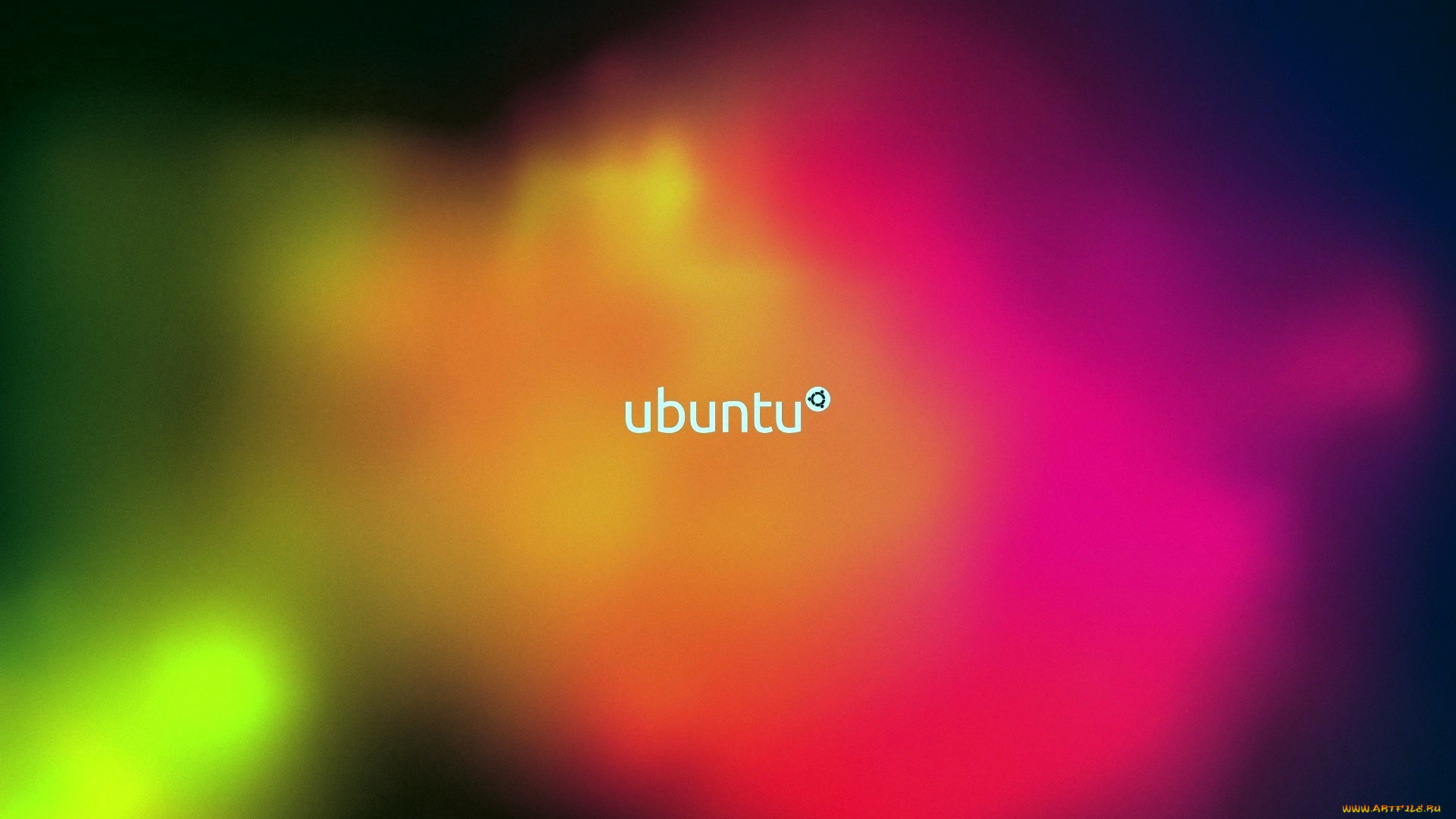 компьютеры, ubuntu, linux, фон, логотип